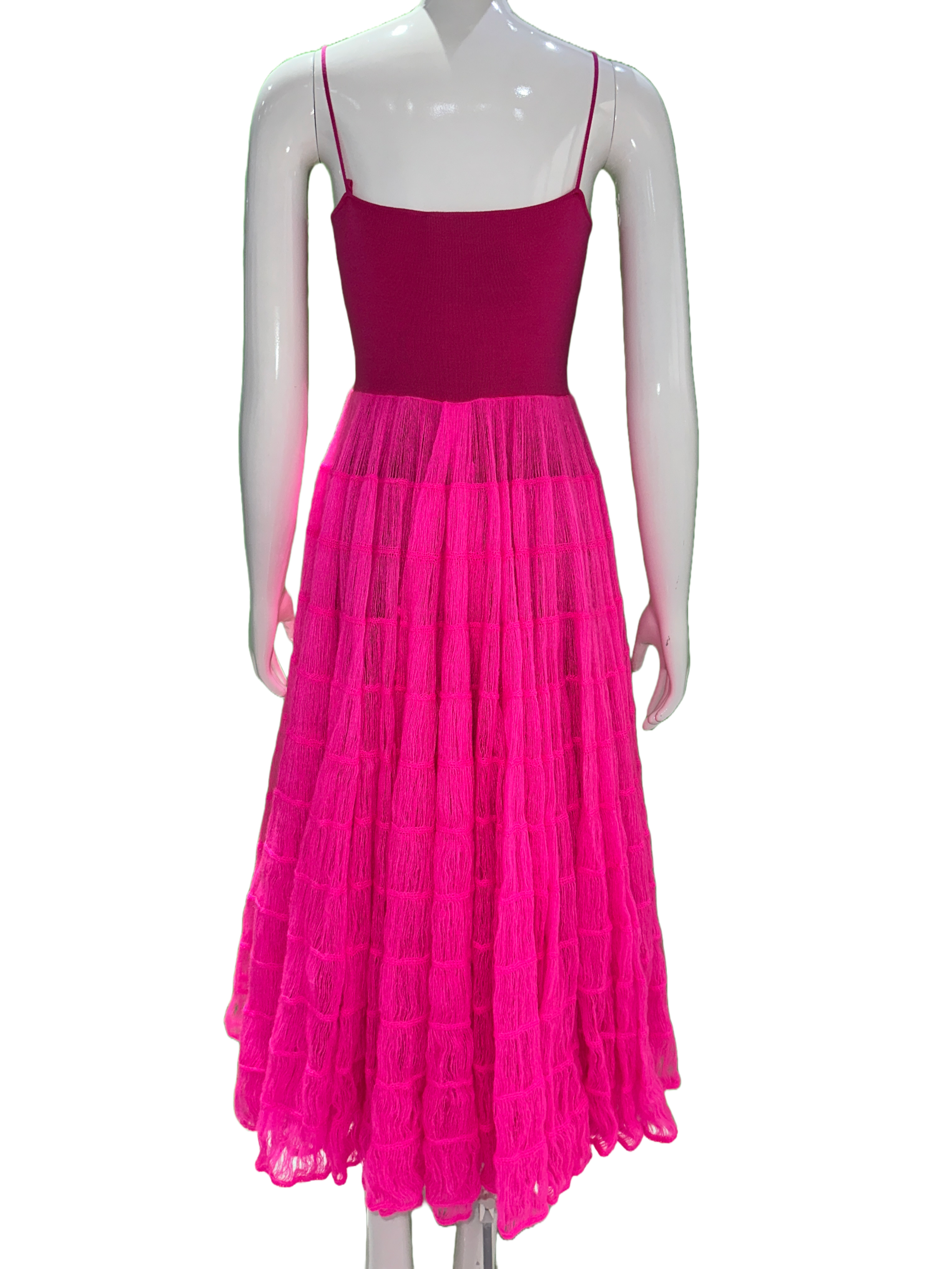 Red Valentino pink dress with wool stockings - size 36