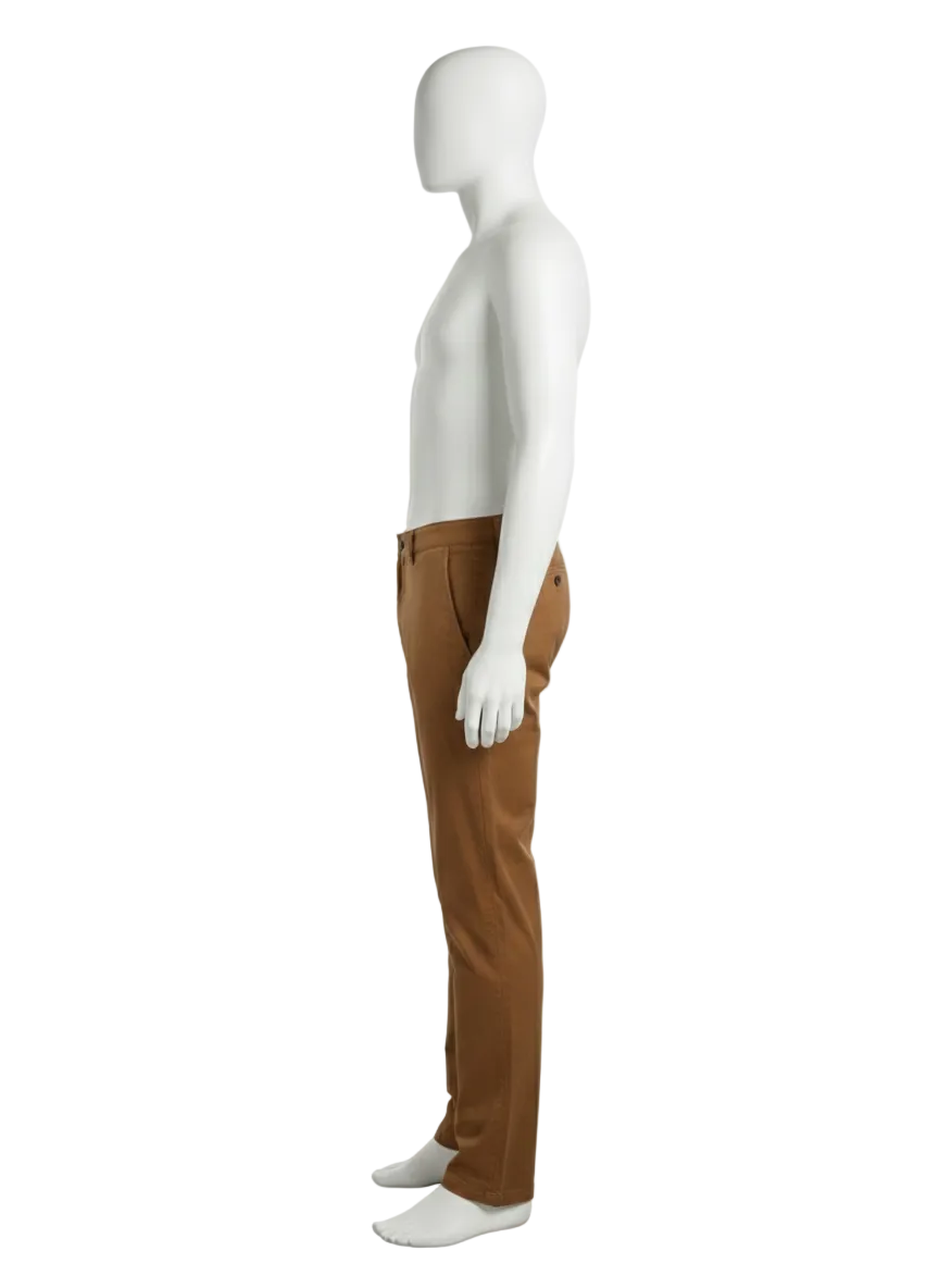 Tommy Hilfiger camel cotton chino trousers - size L