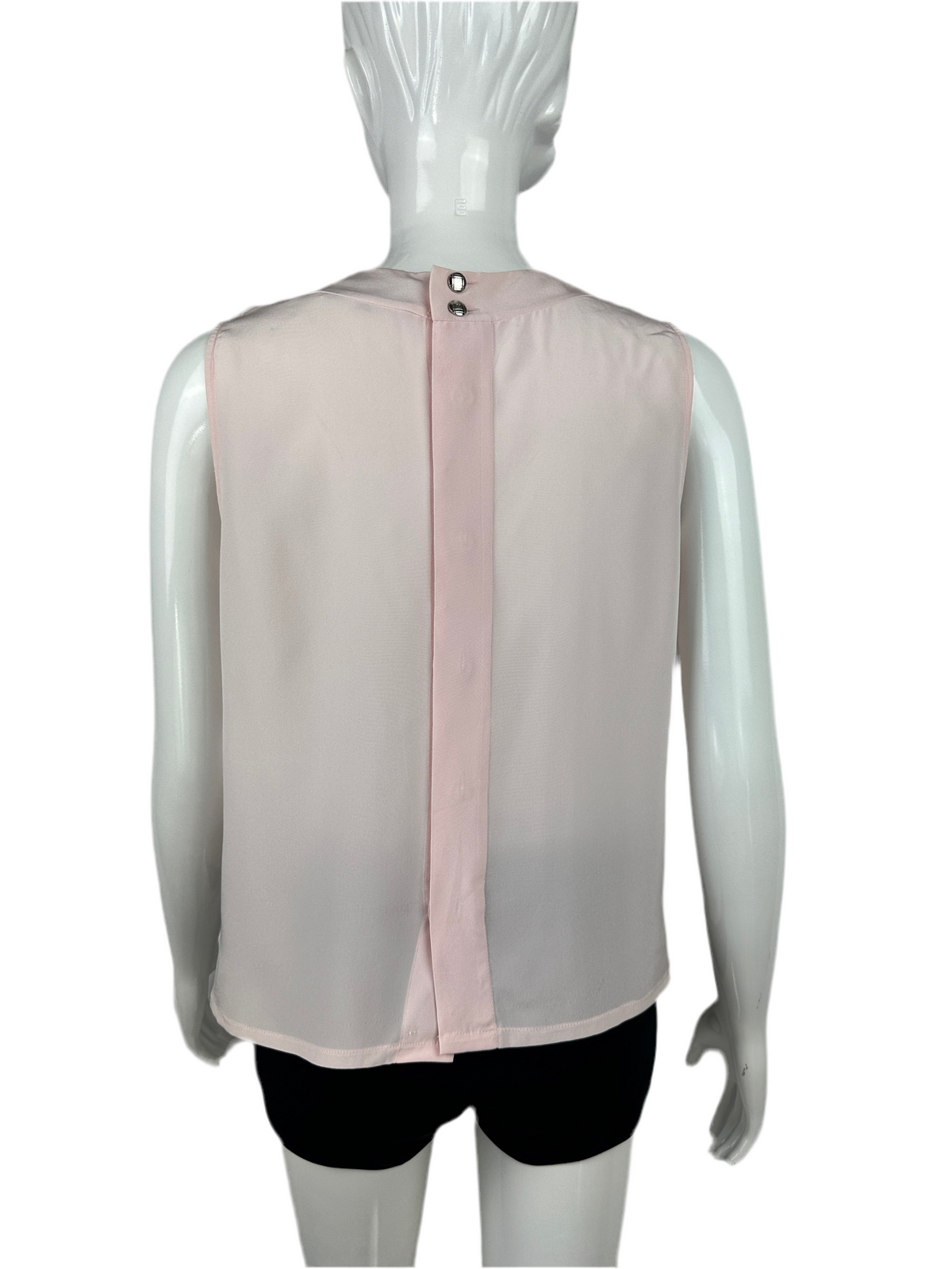 Chanel pink V-neck top - size 36