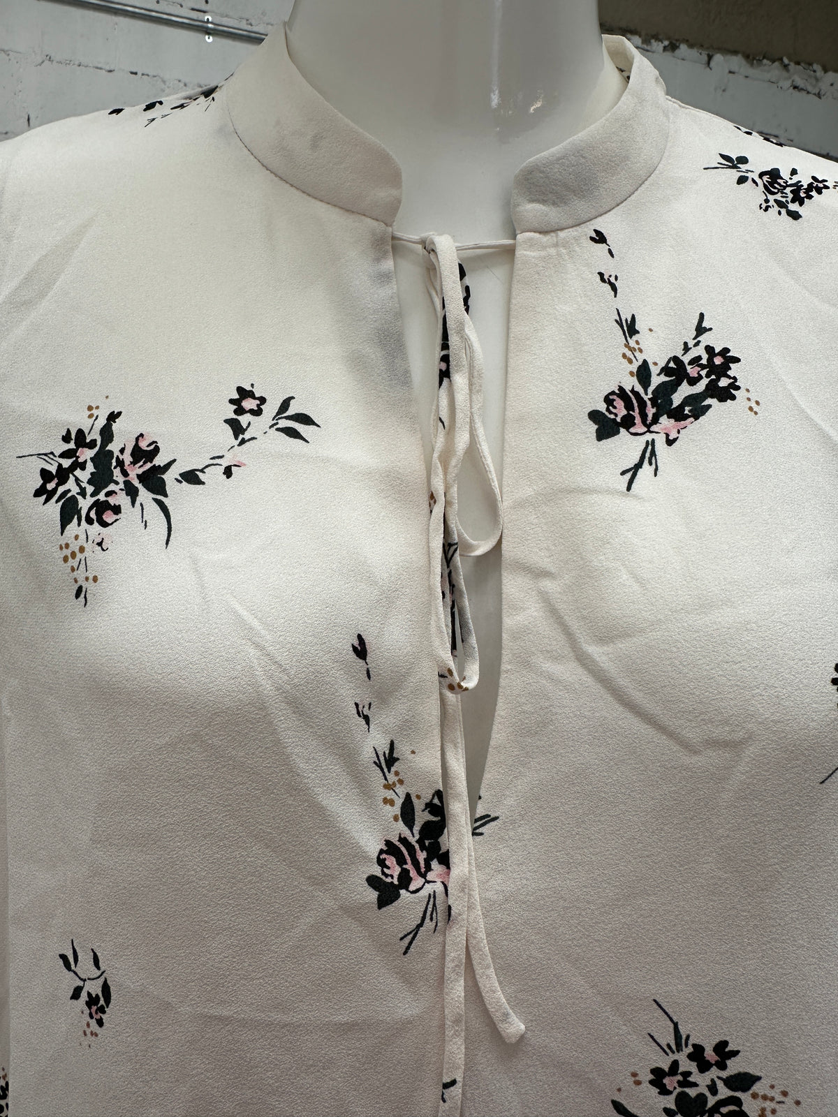 A.L.C white floral blouse - size 36