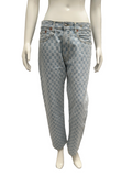 R13 checkered denim pants - size 26