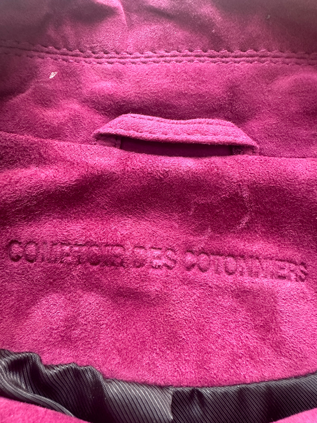 Comptoir des cotonniers purple jacket with silver zipper - size 34