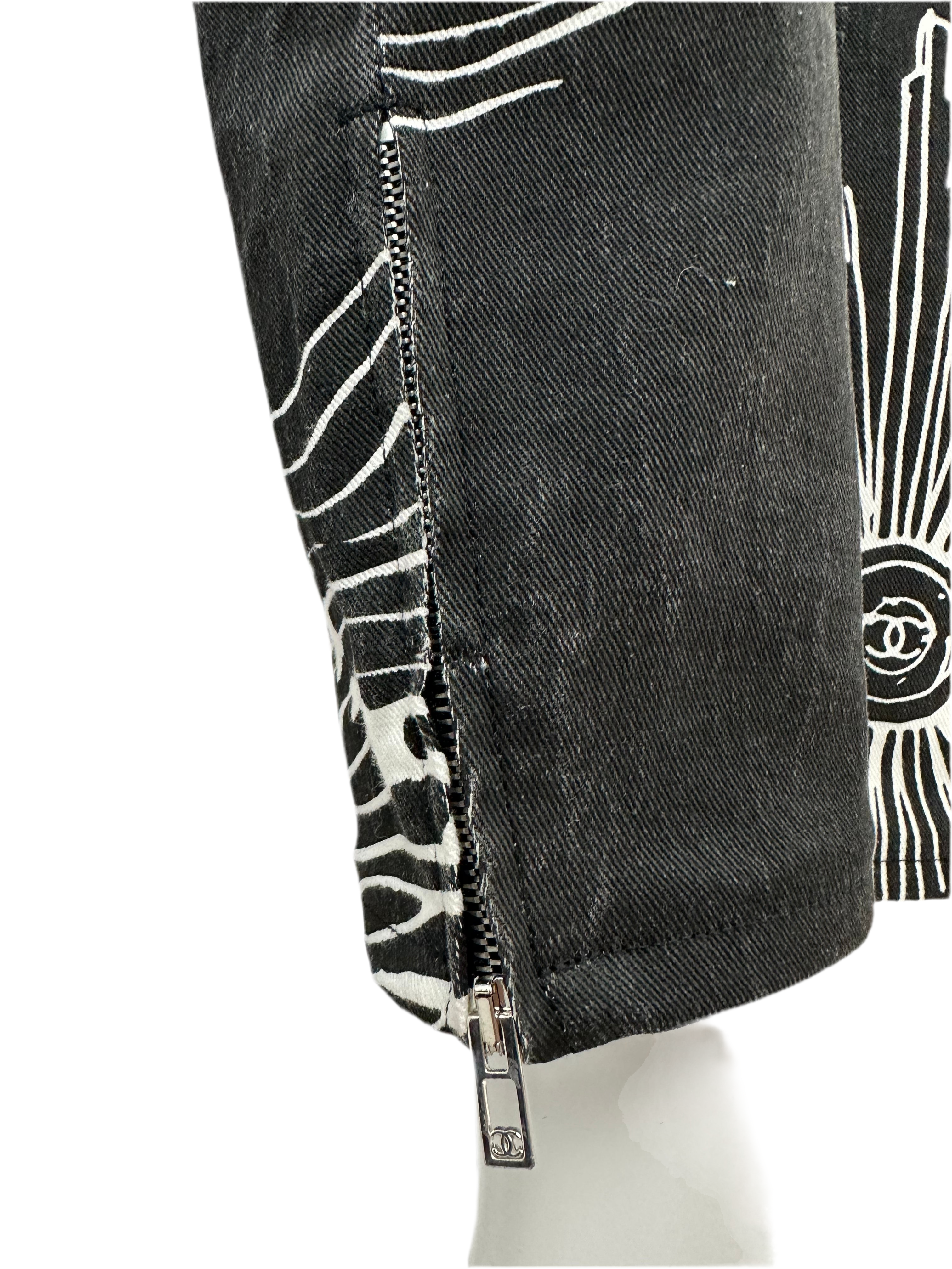 Chanel straight jeans 22 Cruise collection - size 34