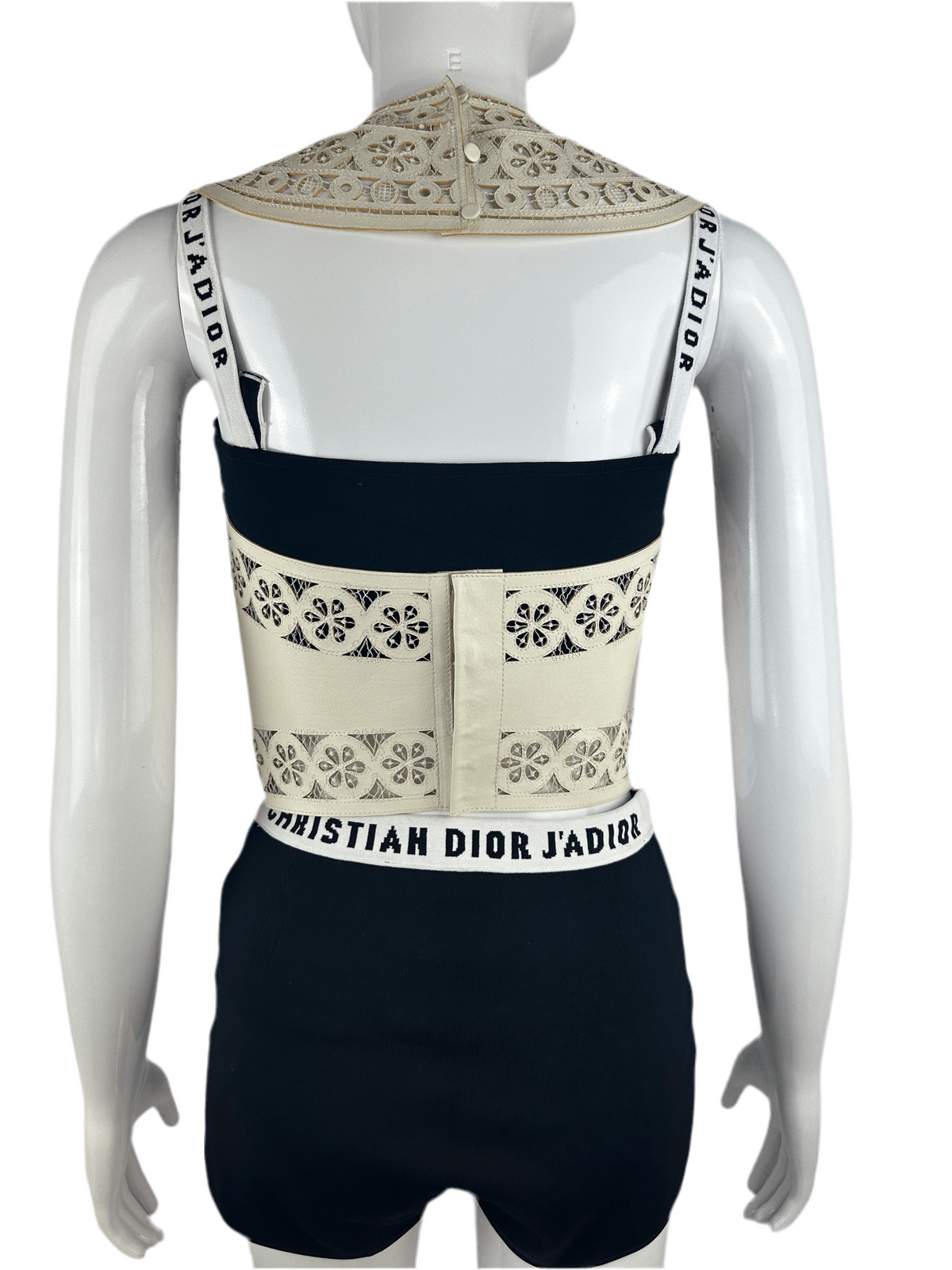 Dior lamb leather crop top - size 36