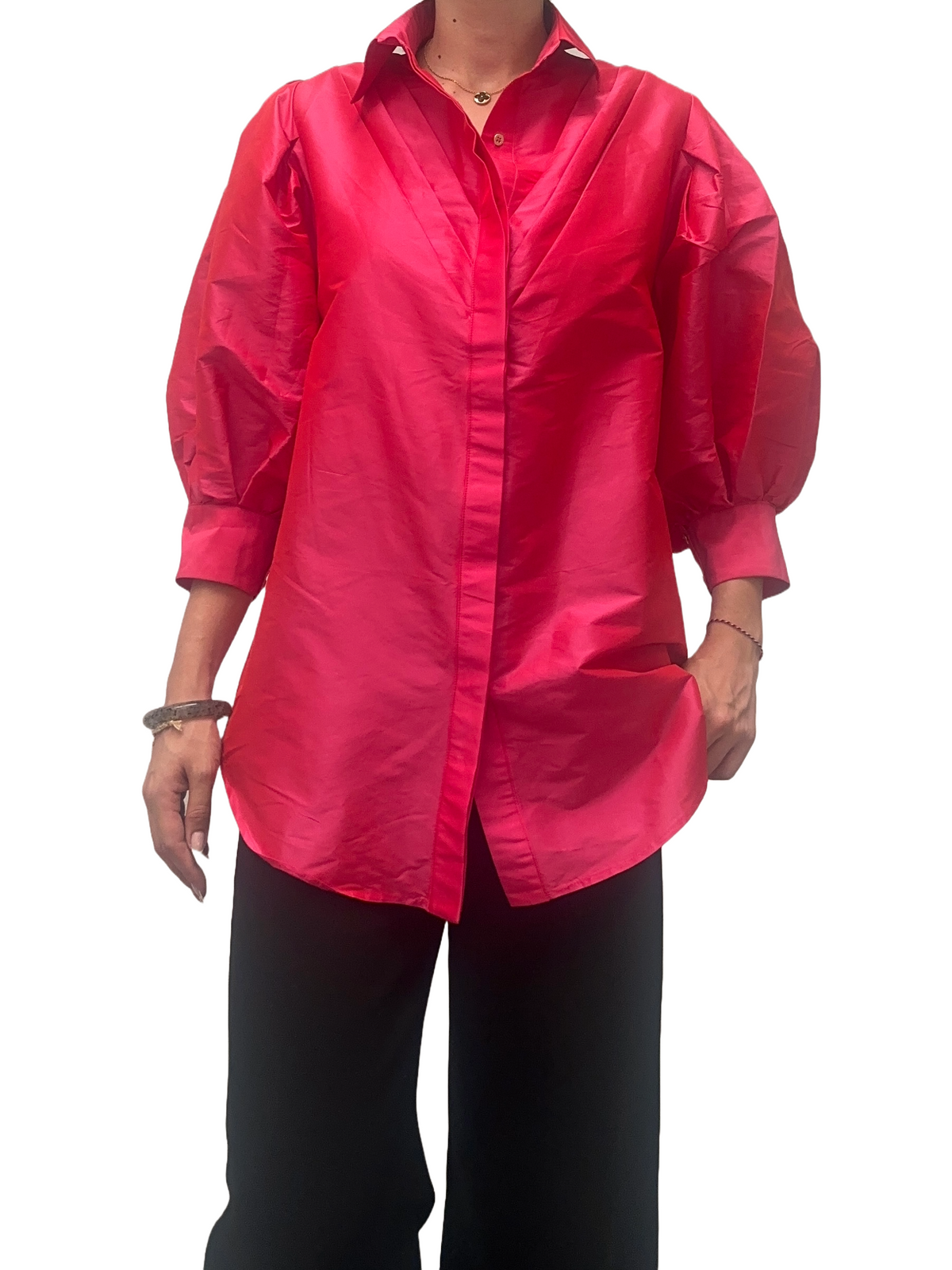Hanane Hotait X Soraya Bakhtiar pink Mia blouse - size 38