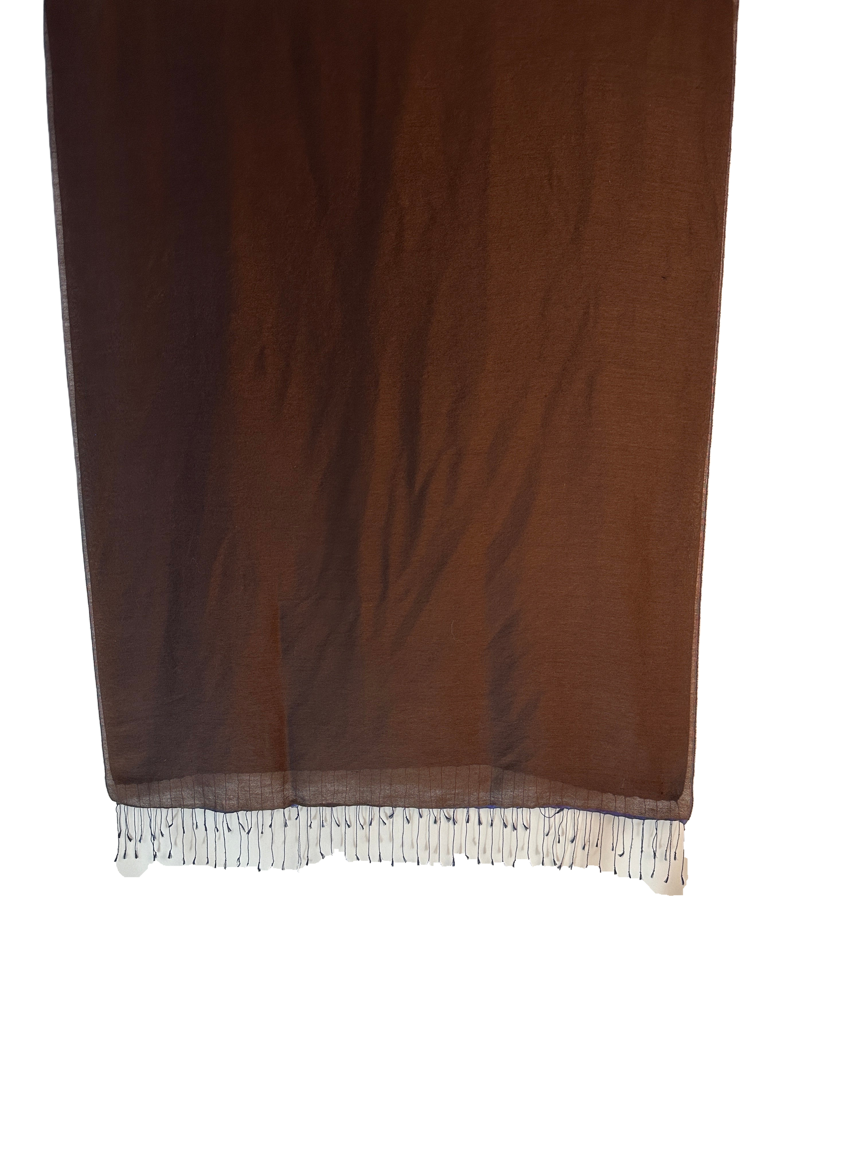 Brown pashmina stole