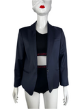 Comptoir des cotonniers navy blue suit jacket - size 36