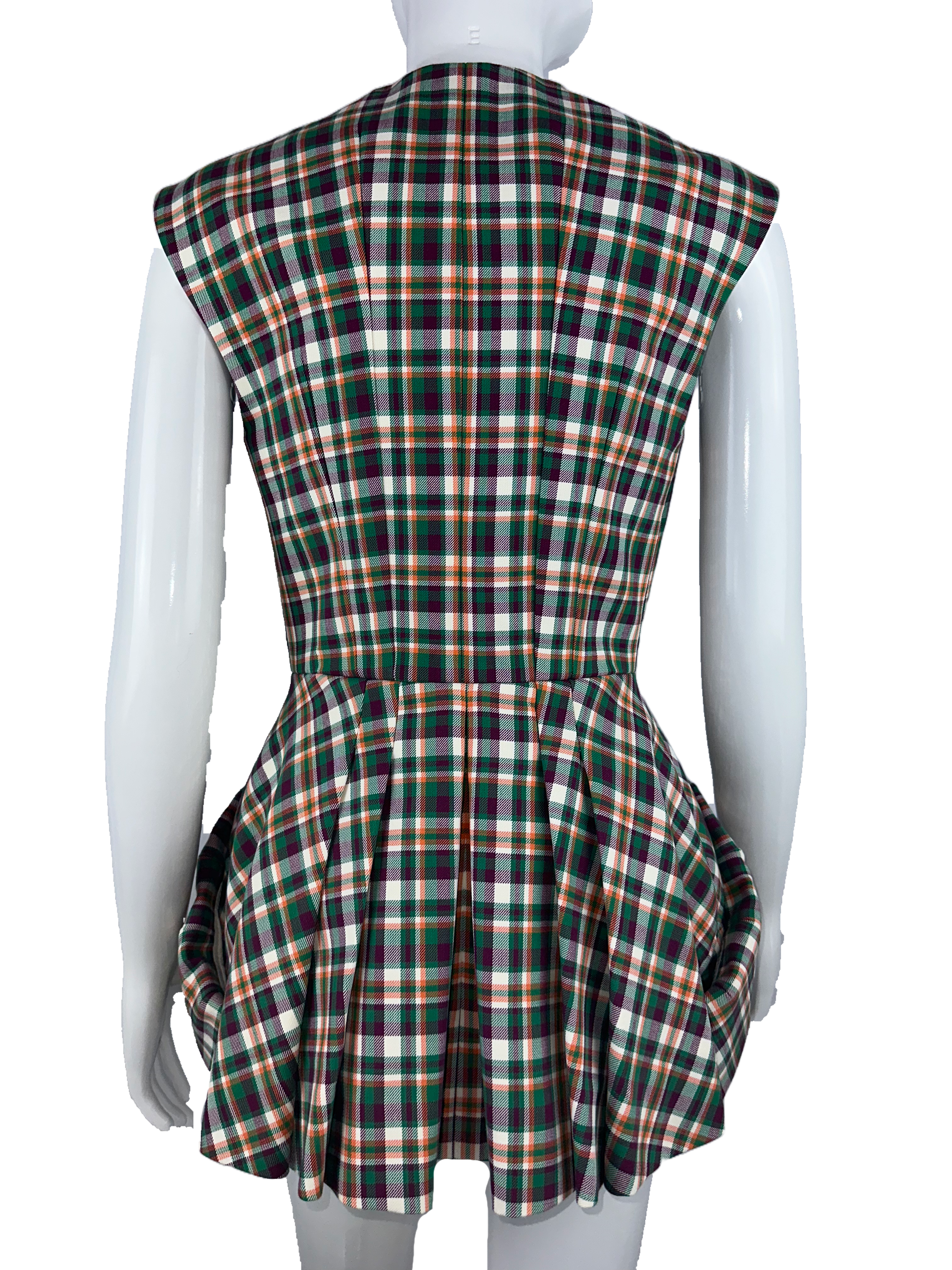 Dior multicolor cotton bar dress vest - size 36