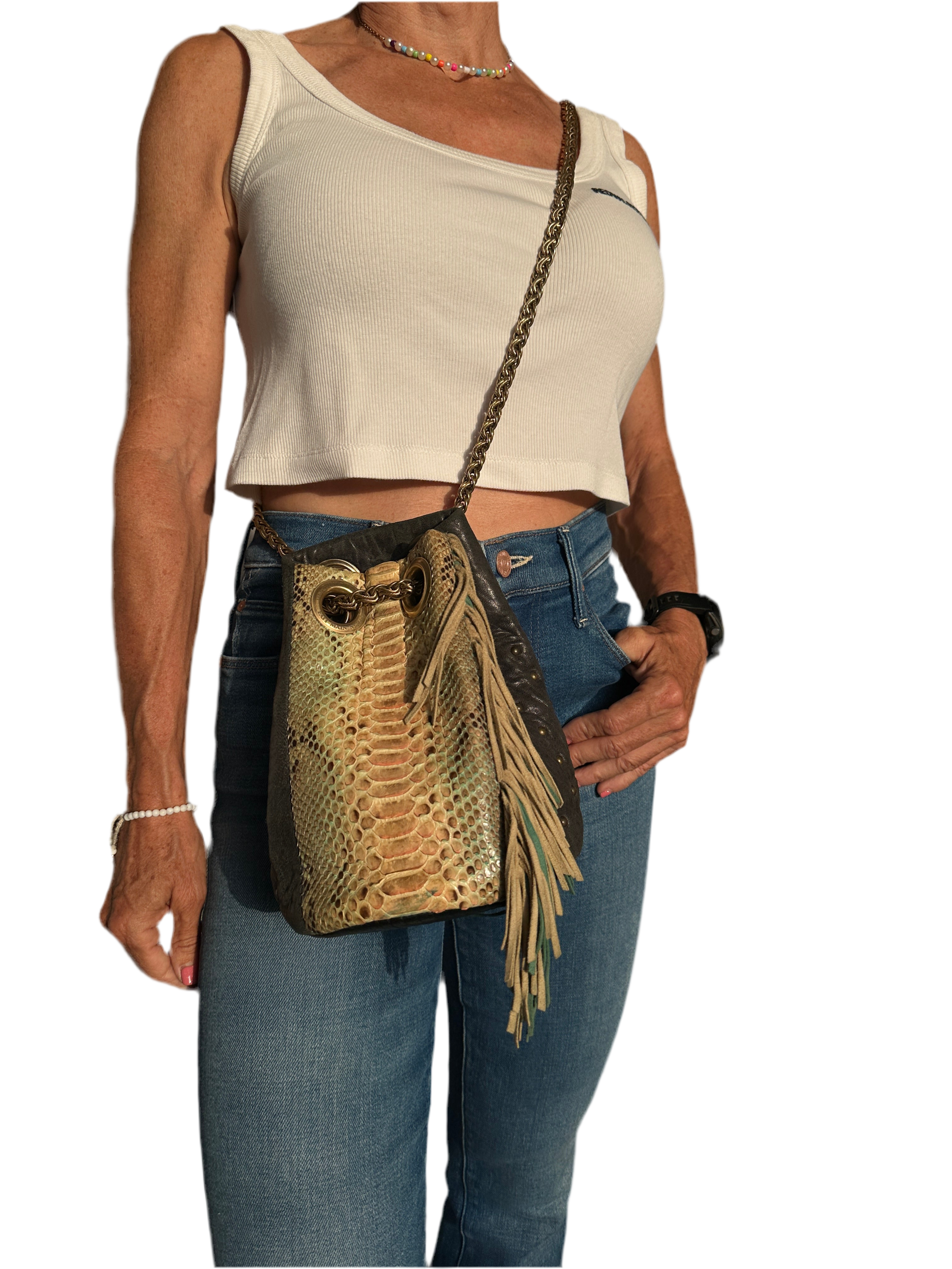Delphine Delafon Black bucket bag