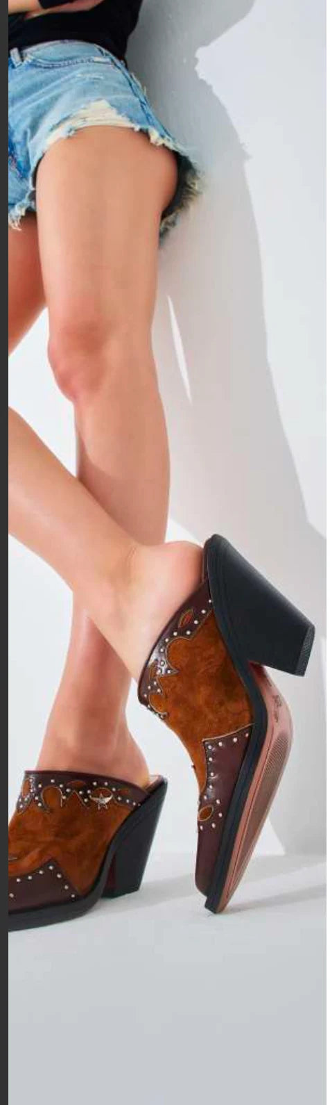 LOIE Viva mules brown- size 38