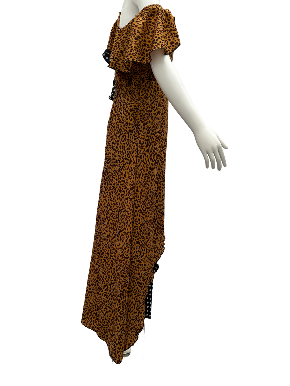U leopard and polka-dot dress - size 36