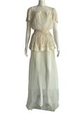 Elisabetta Franchi cream Abito dress - size 40