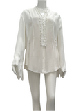 H&M Edition white shirt with ornament - size 36