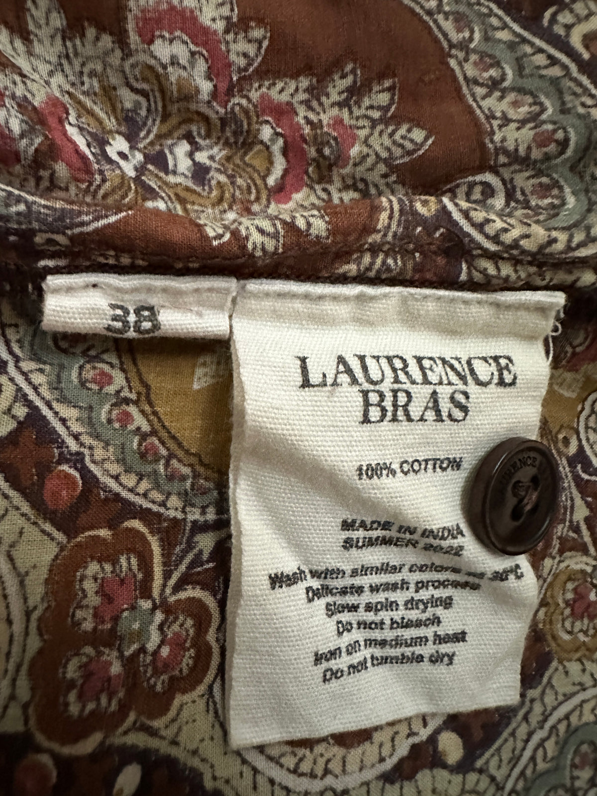 Laurence Bras Lightweight pants with pockets and pattern - size 38