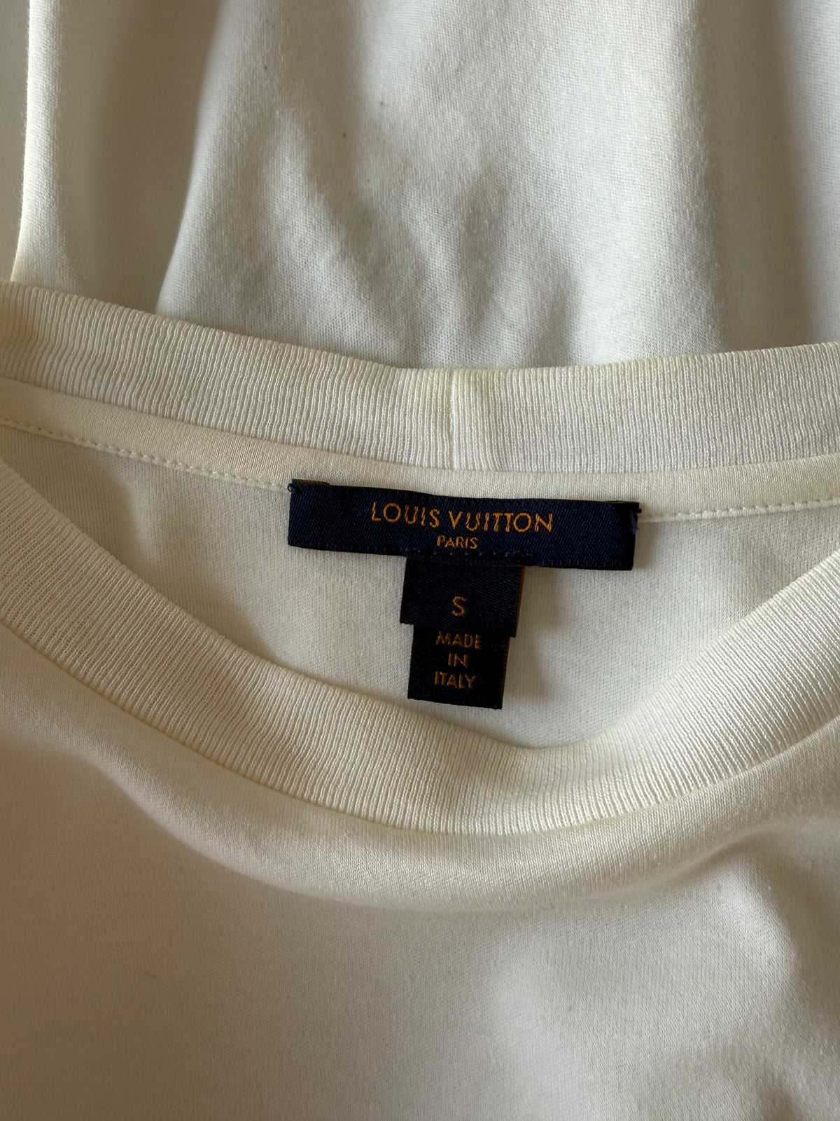 Louis Vuitton embroidered tee shirt - size 36