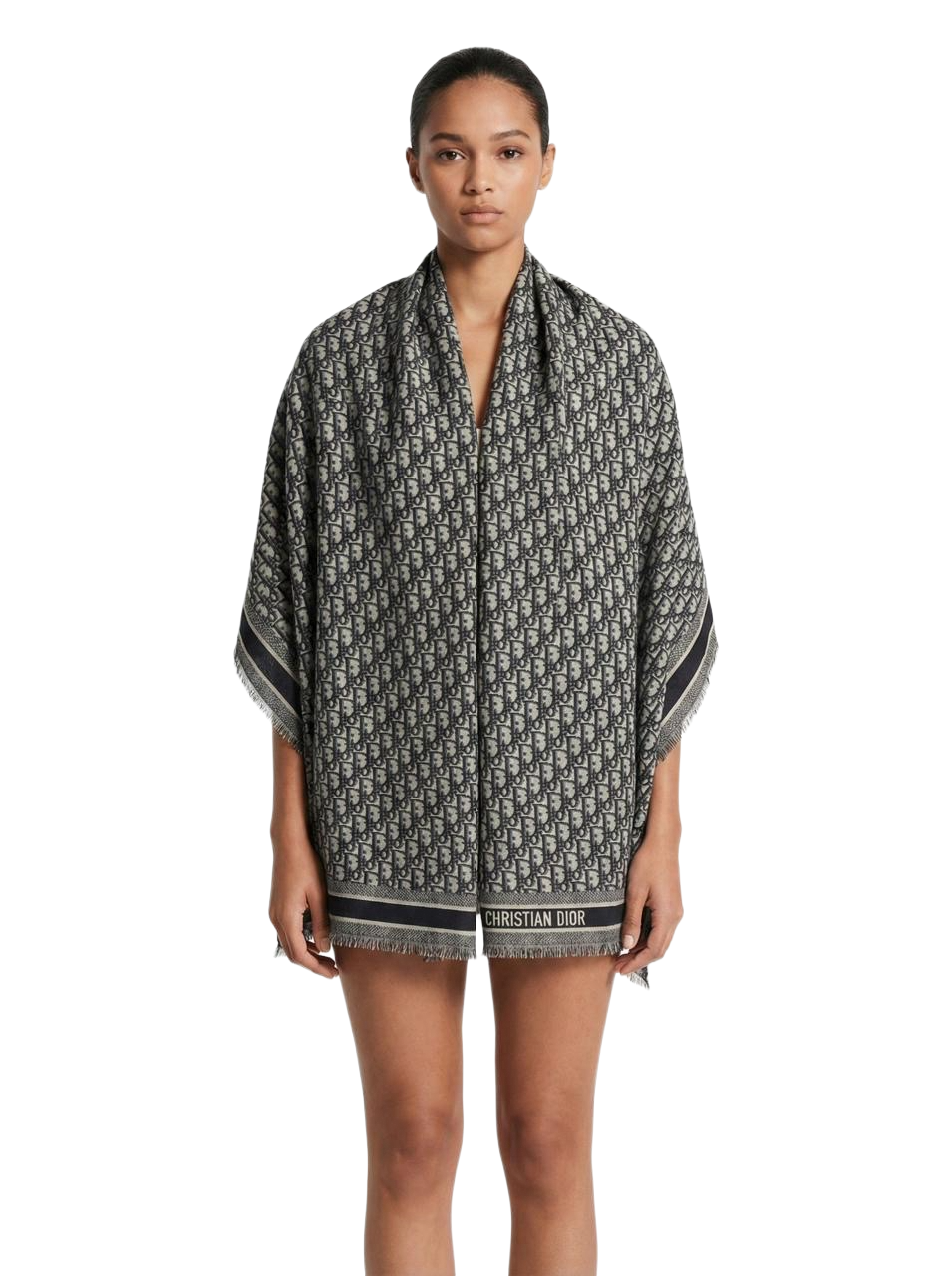 Dior oblique jacquard shawl