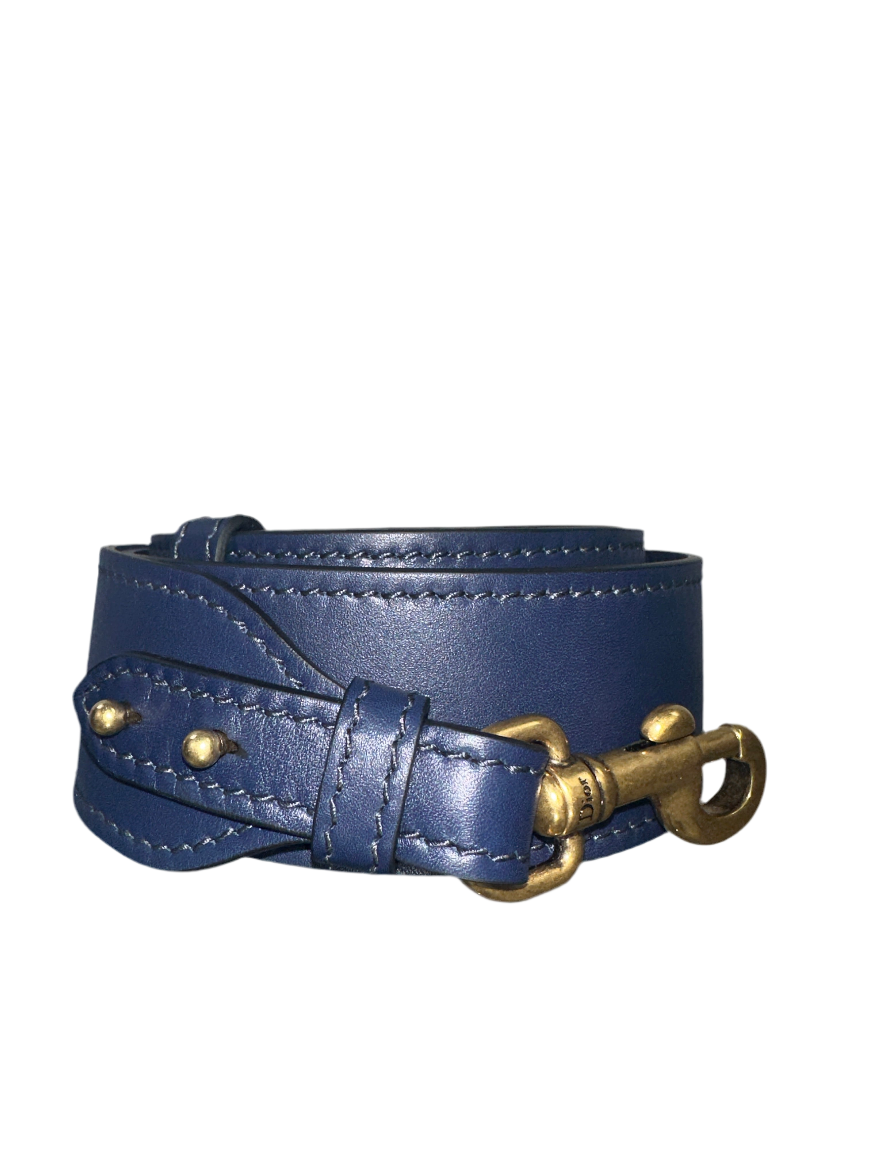 Dior blue leather D-Fence crossbody bag