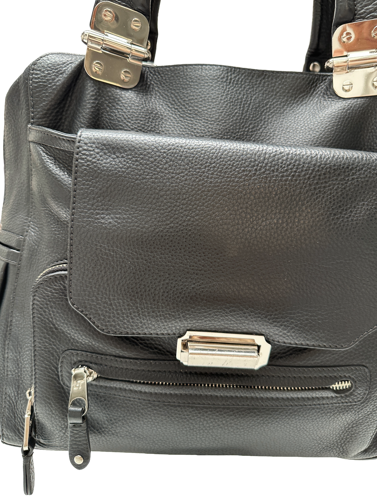 Le Tanneur multi-pocket black bag