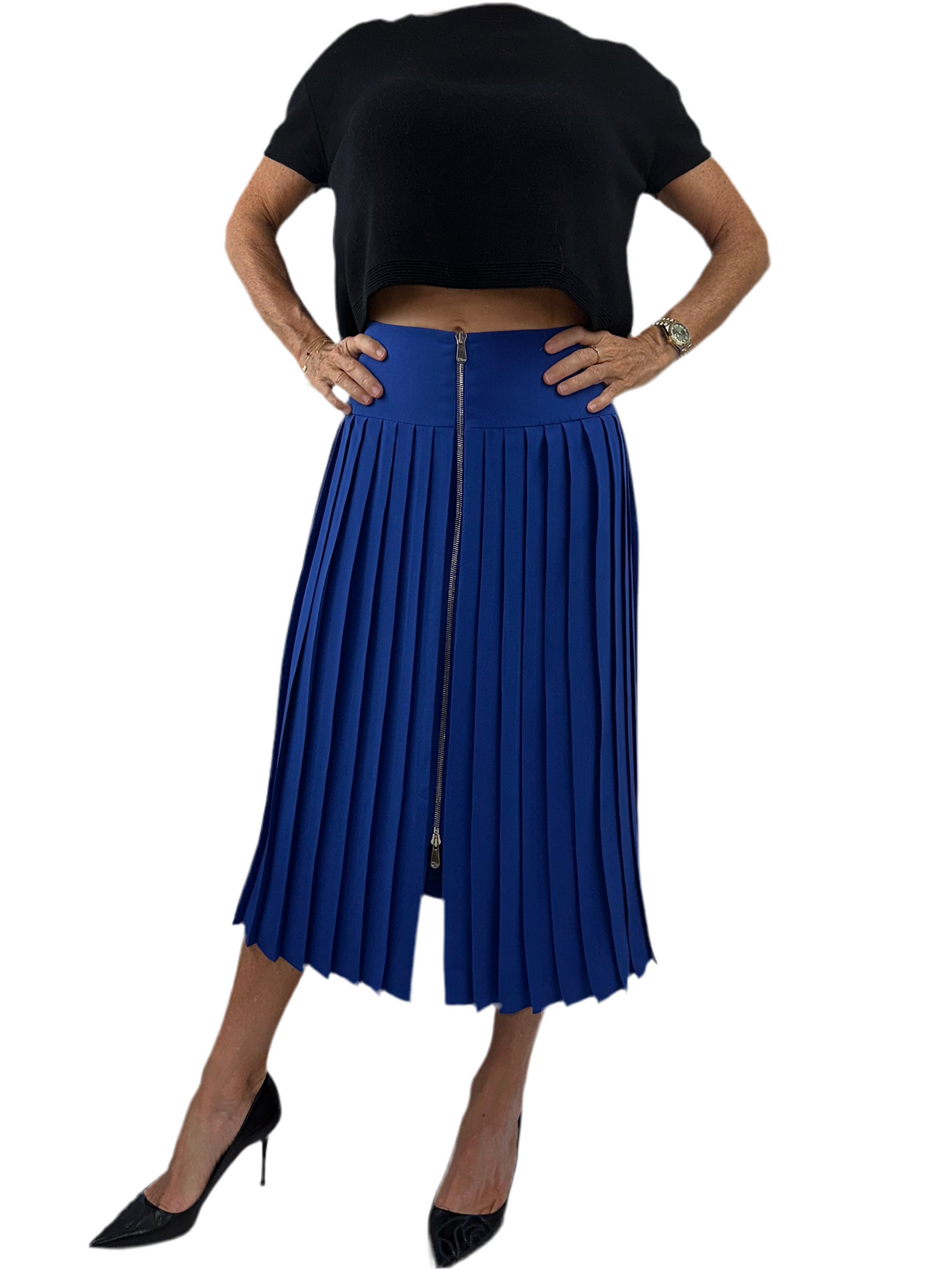 Dior Silk mid-length skirt - size 40 FR