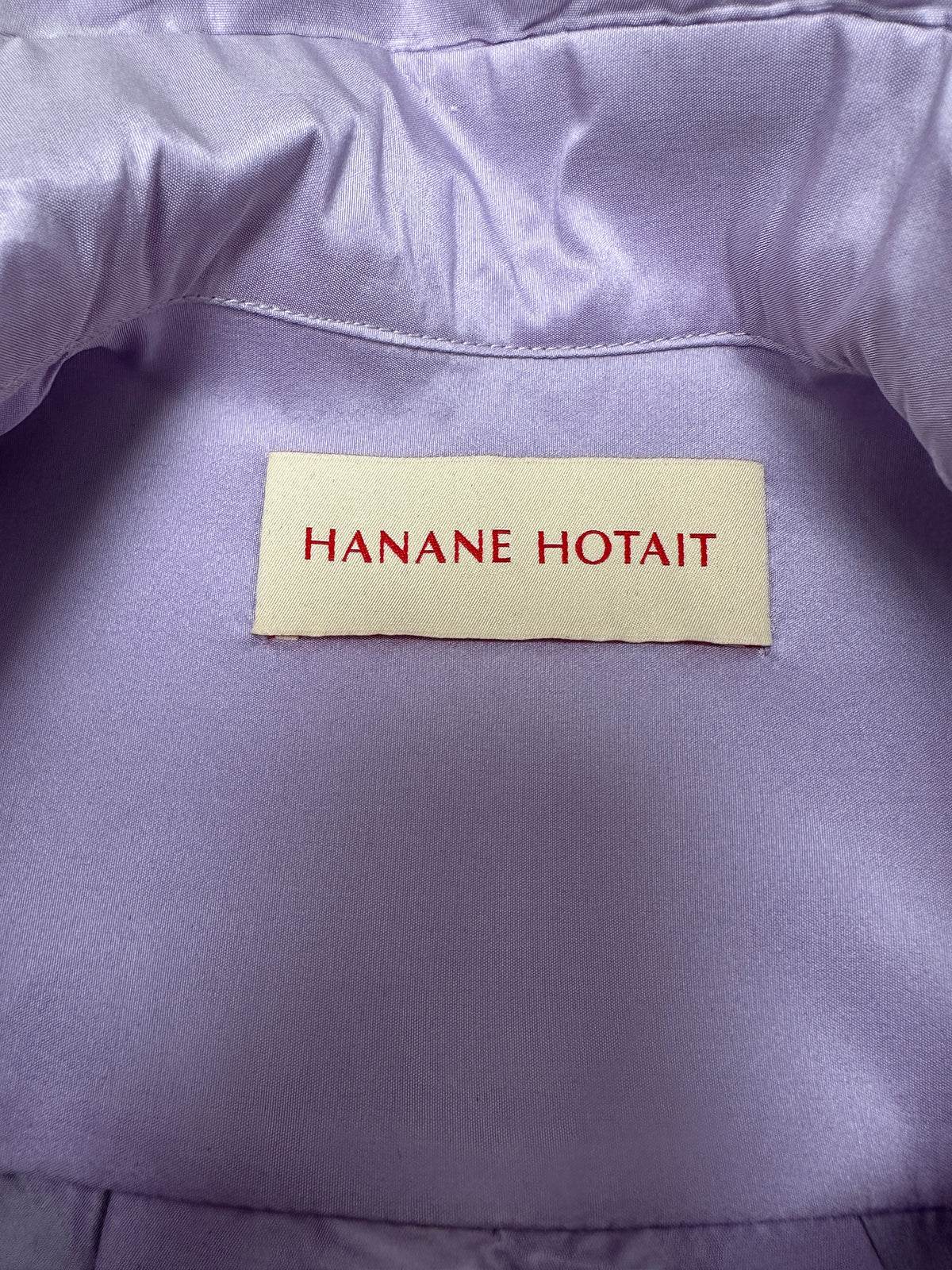 Hanane Hotait X Soraya Bakhtiar purple Mia blouse - size 38