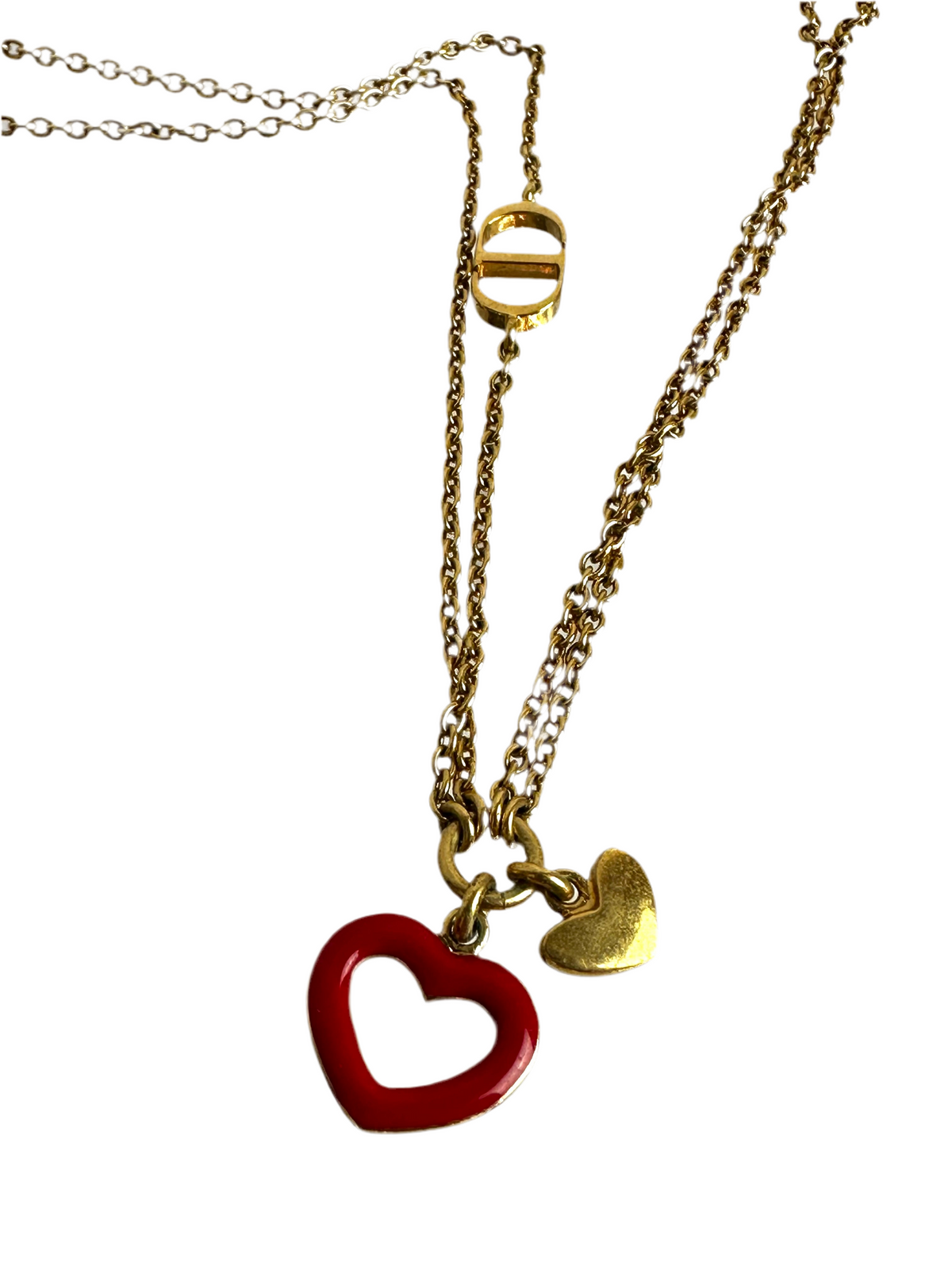 Dior heart necklace