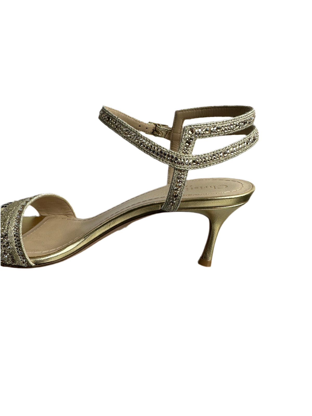 Dior Dway heeled sandal gold ton - size 36