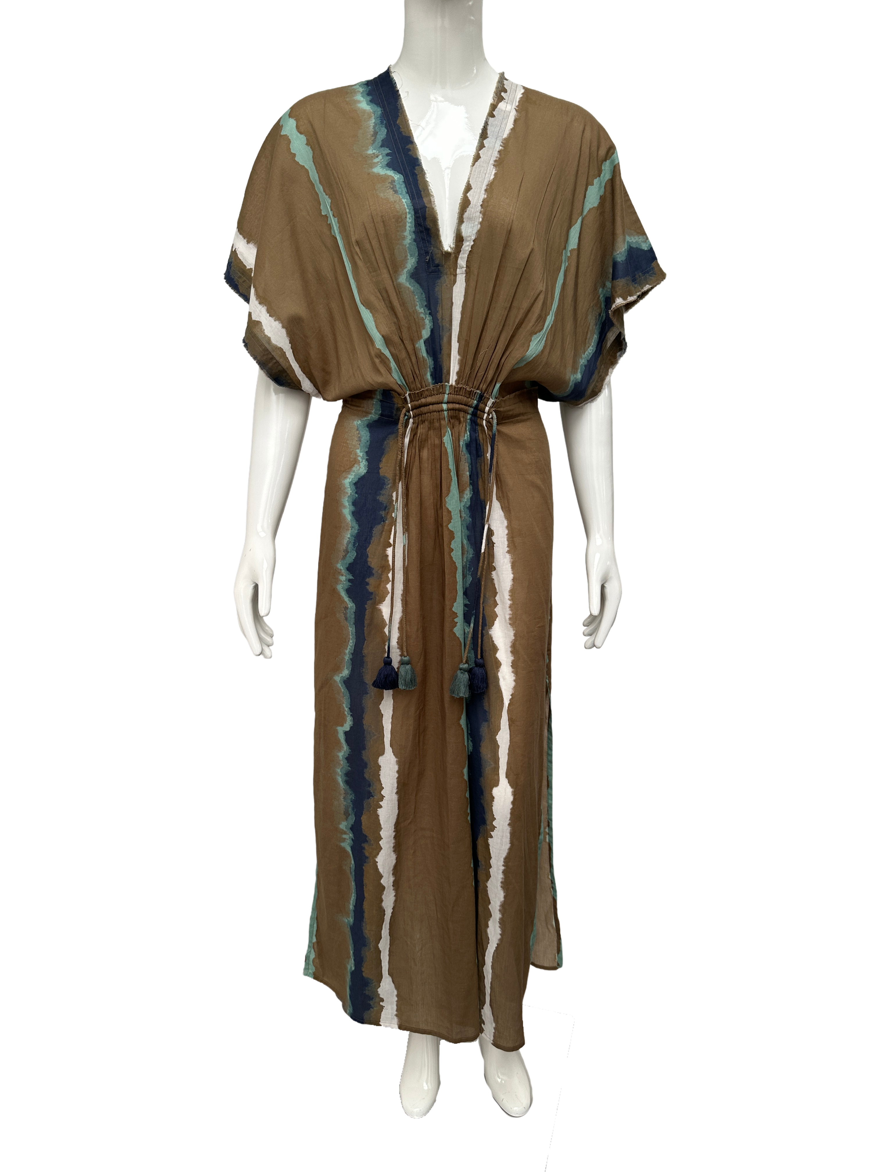 Mare Di Latte Porto Vecchio printed kaftan dress - size TU