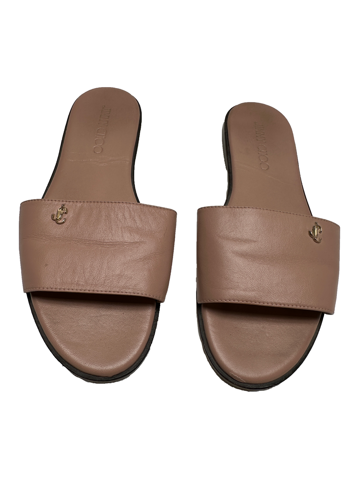 Jimmy Choo Minea flat slides - size 37.5