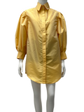 Hanane Hotait X Soraya Bakhtiar yellow Mia blouse - size 38