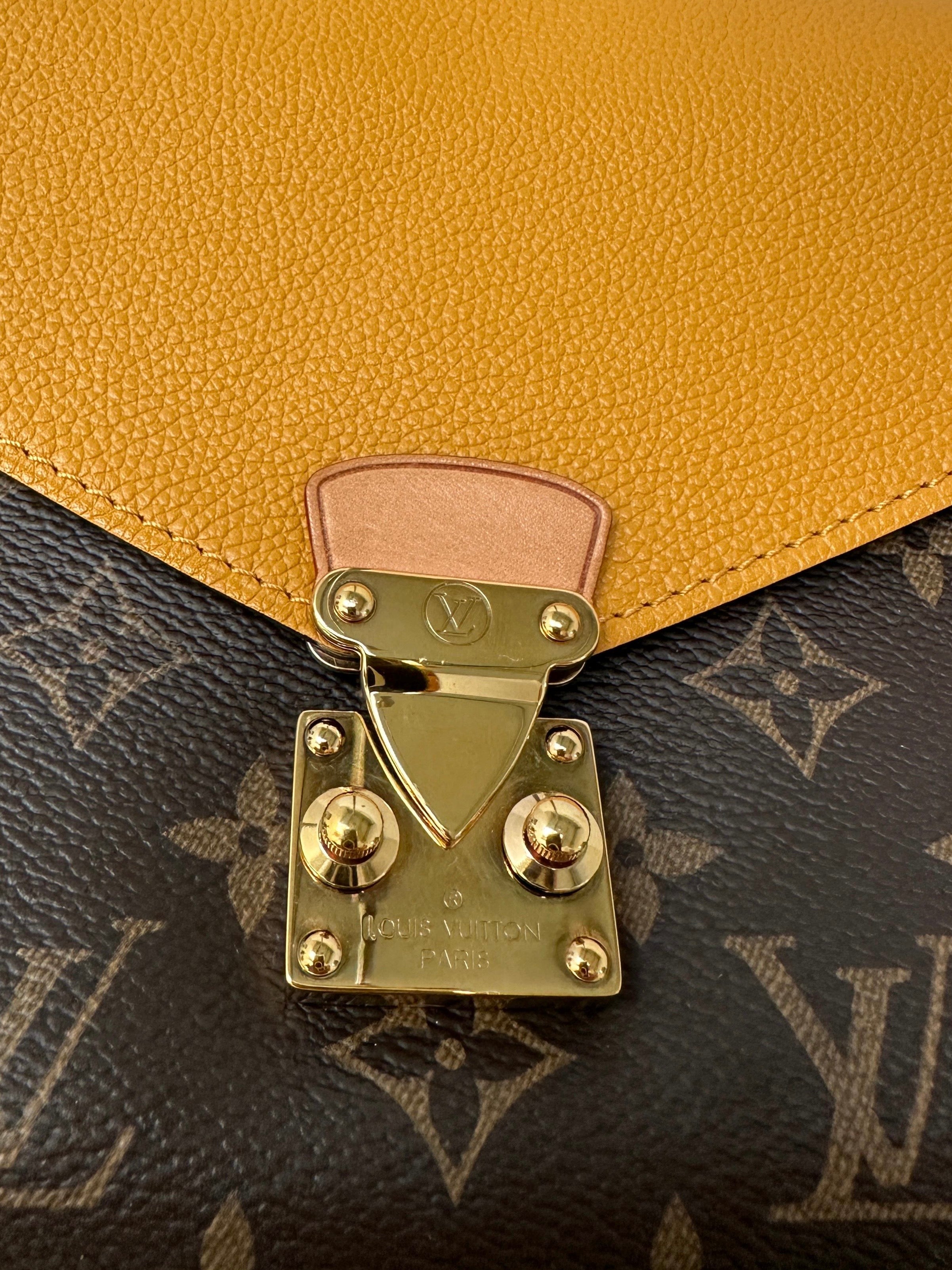 Louis Vuitton safran monogram Pallas chain bag