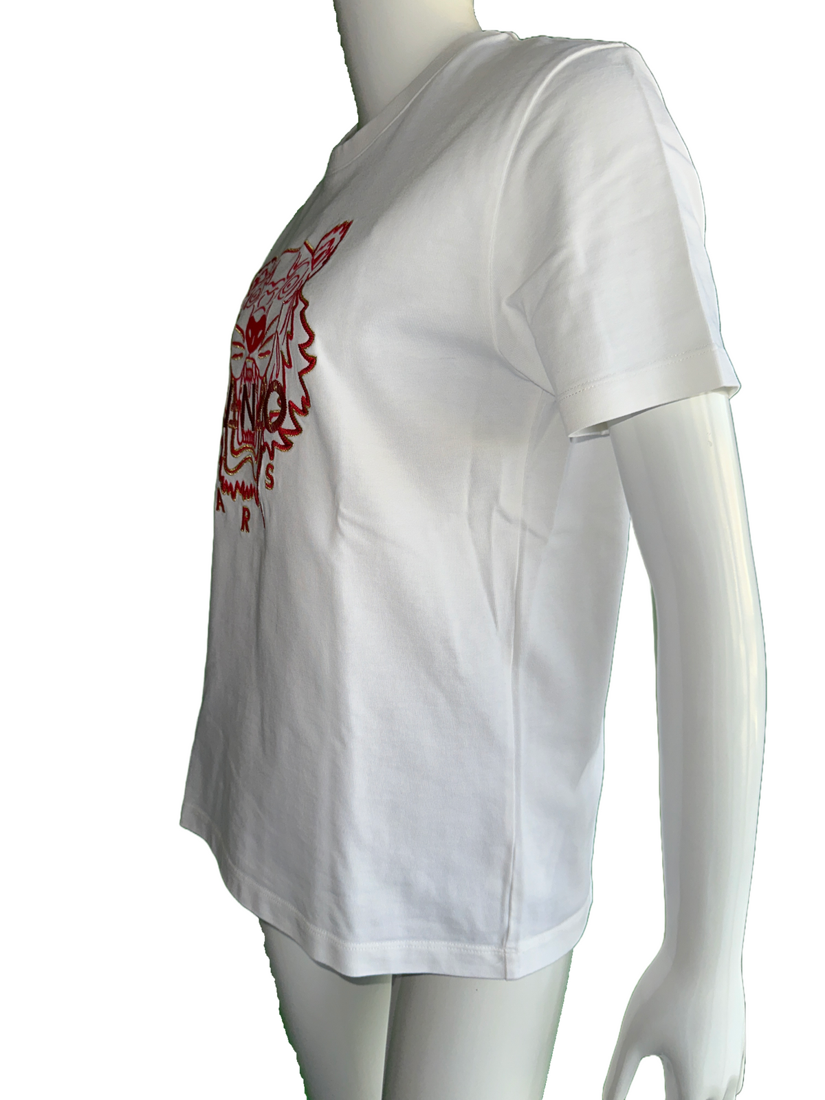 Kenzo white tee shirt with tiger head - size 38