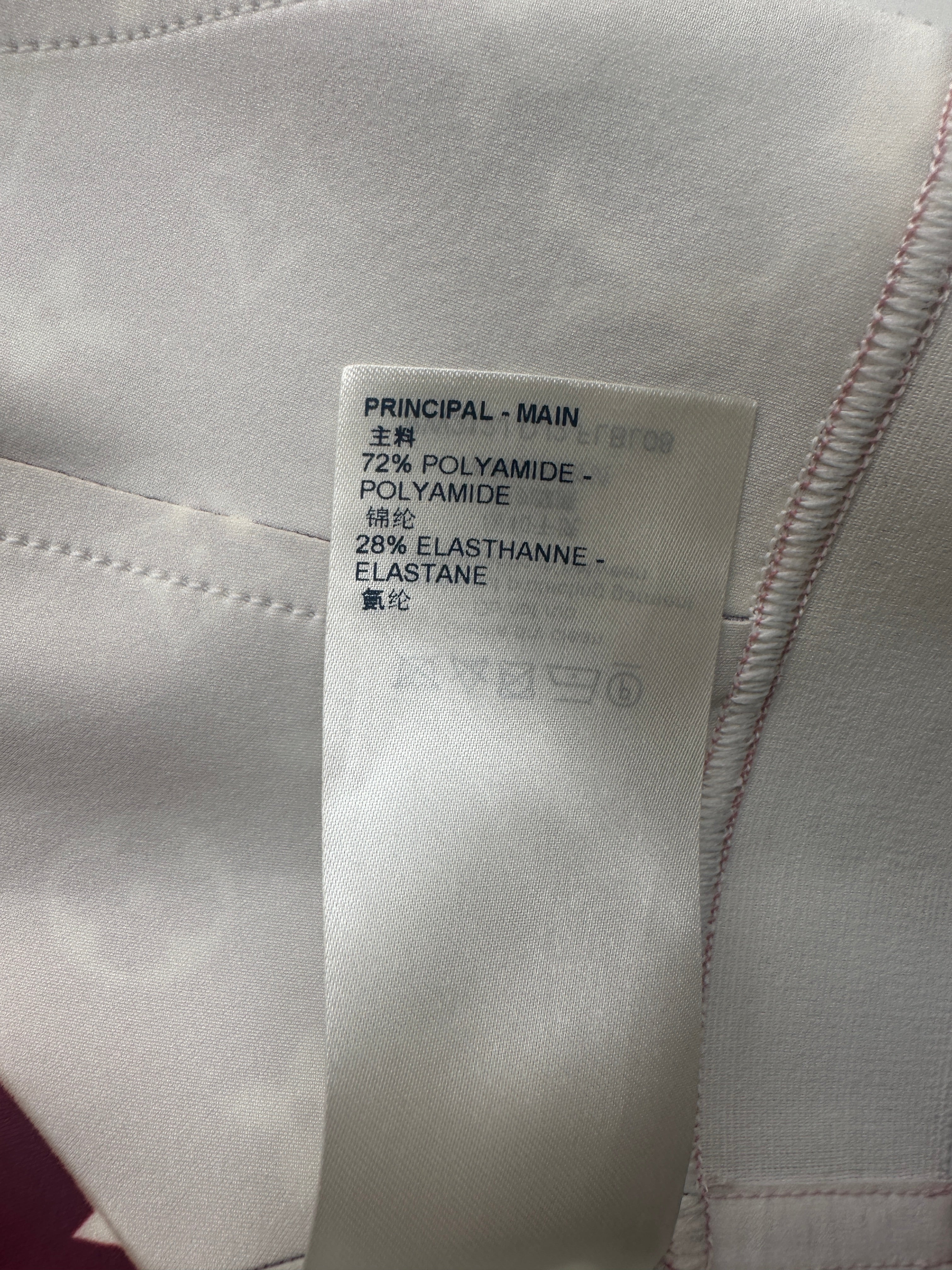 Louis Vuitton pink and purple bra with white monogram - size 34
