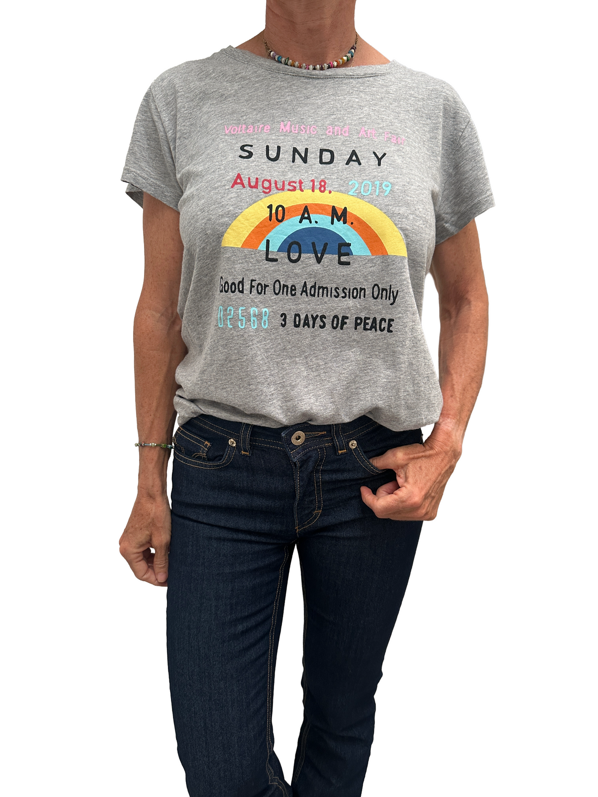 Zadig & Voltaire grey tee shirt - size 38