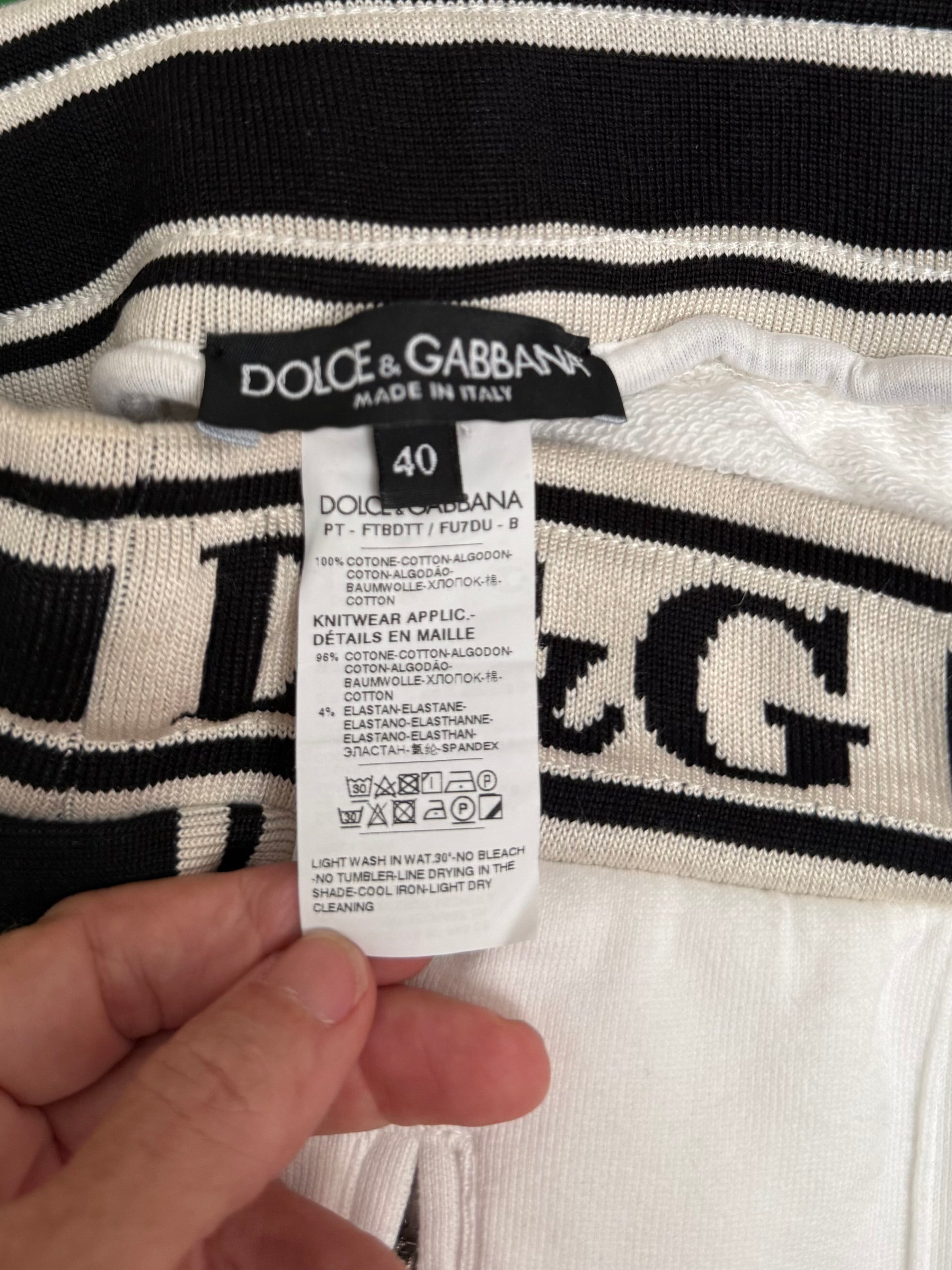 Dolce & Gabbana track pants - size 40