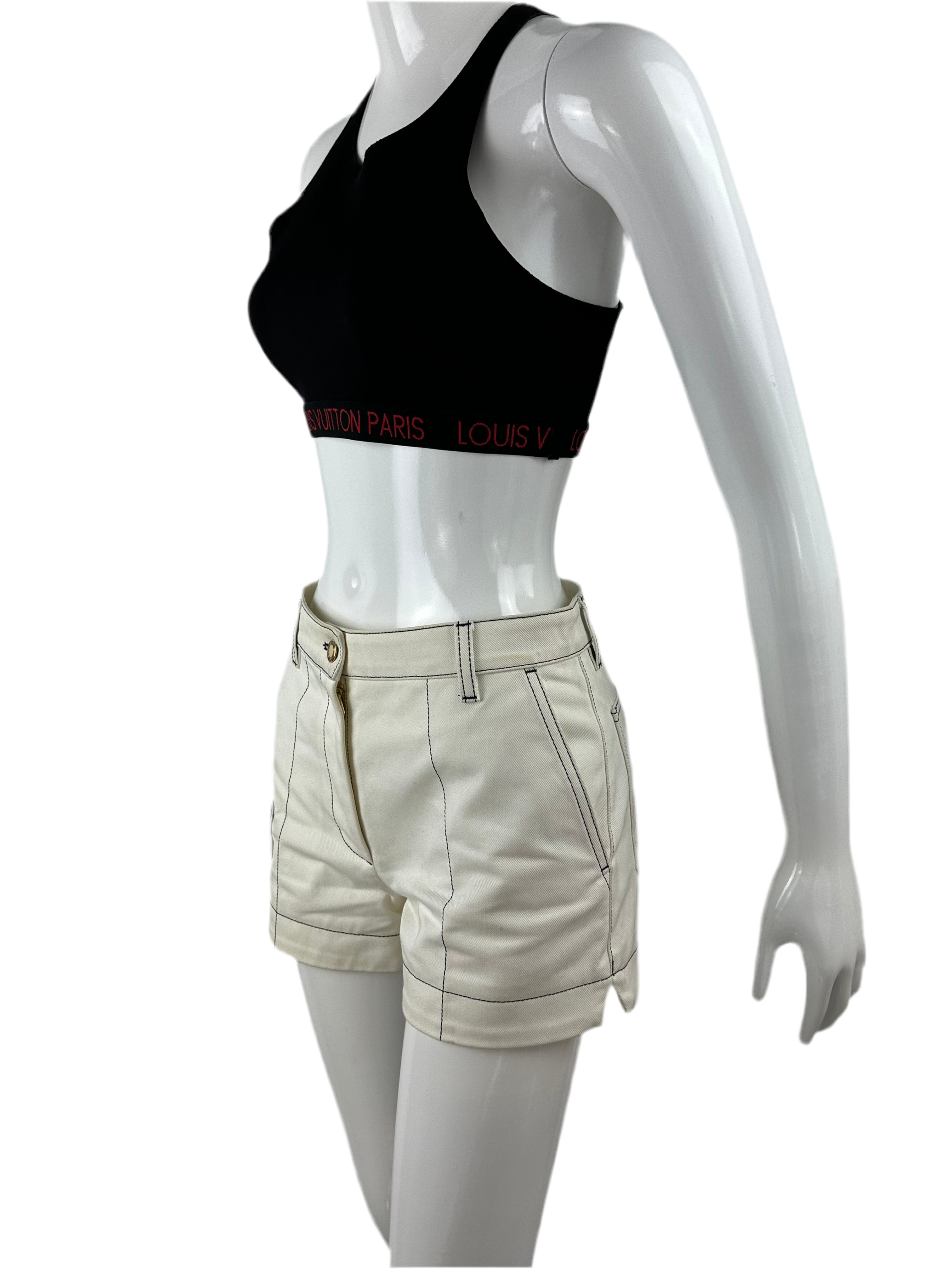 Louis Vuitton white shorts - size 34