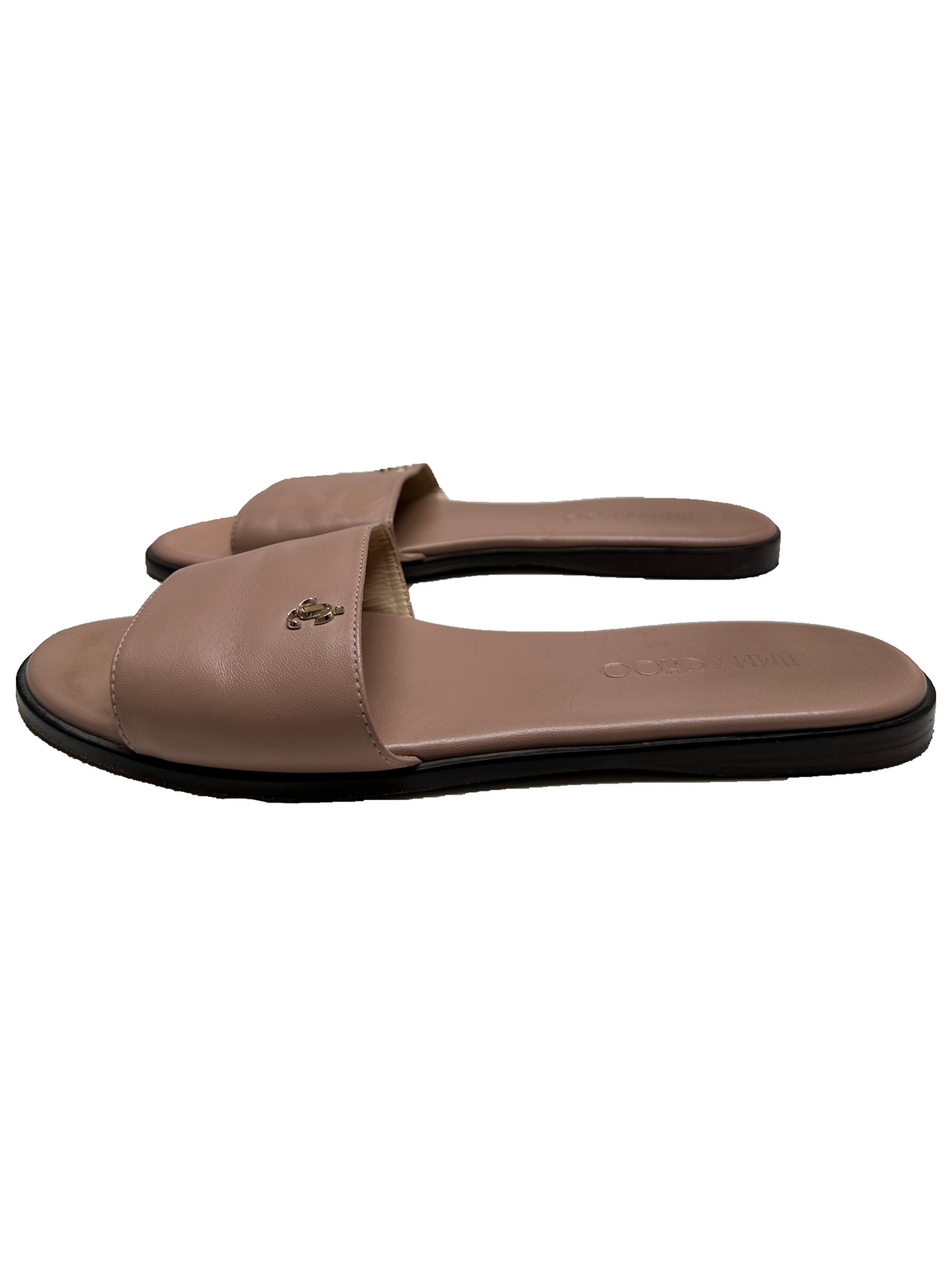 Jimmy Choo Minea flat slides - size 37.5