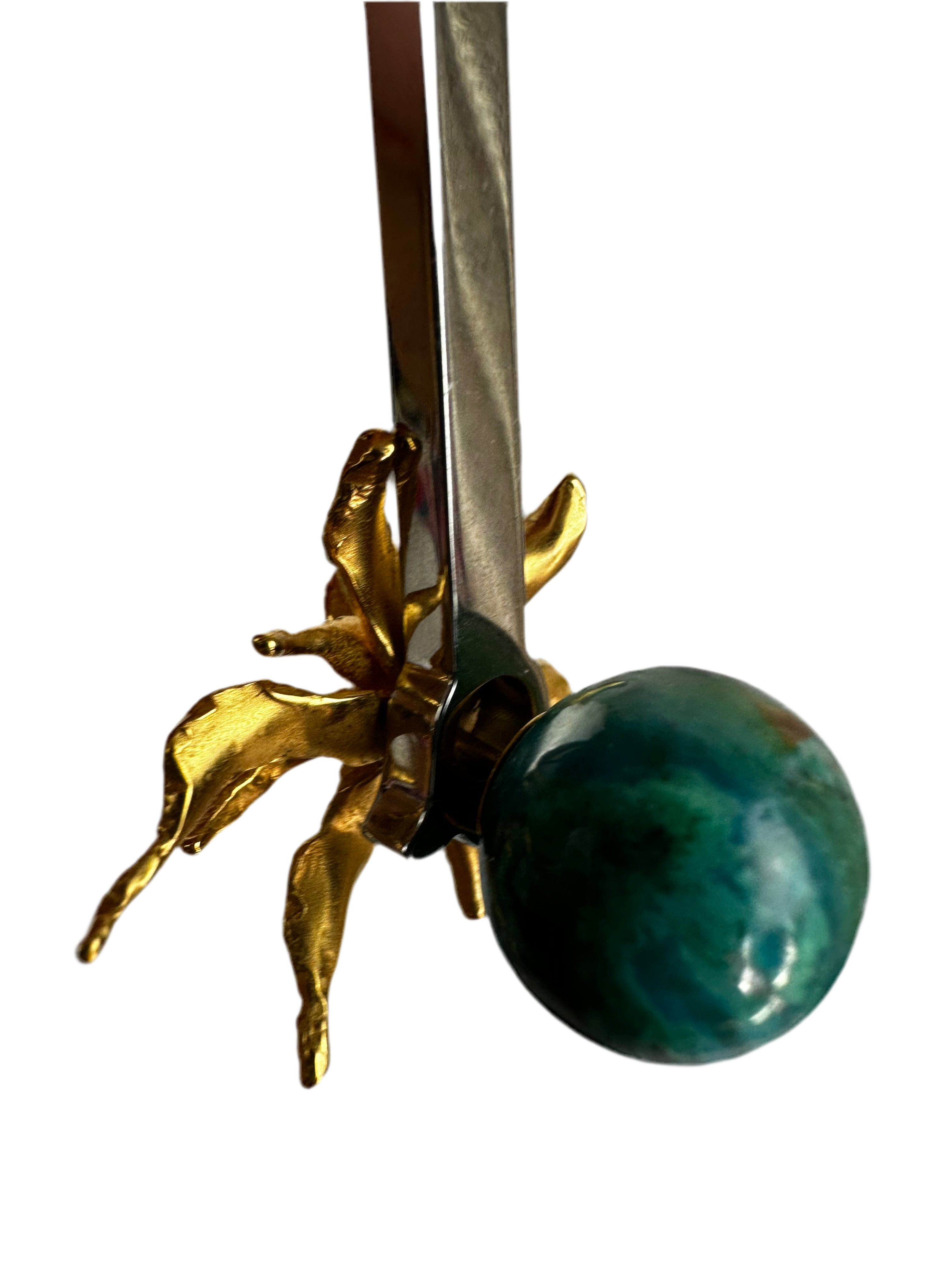 Dior tribal jardin gold finish