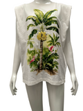 H&M Edition sleeveless top with banana tree - size 34