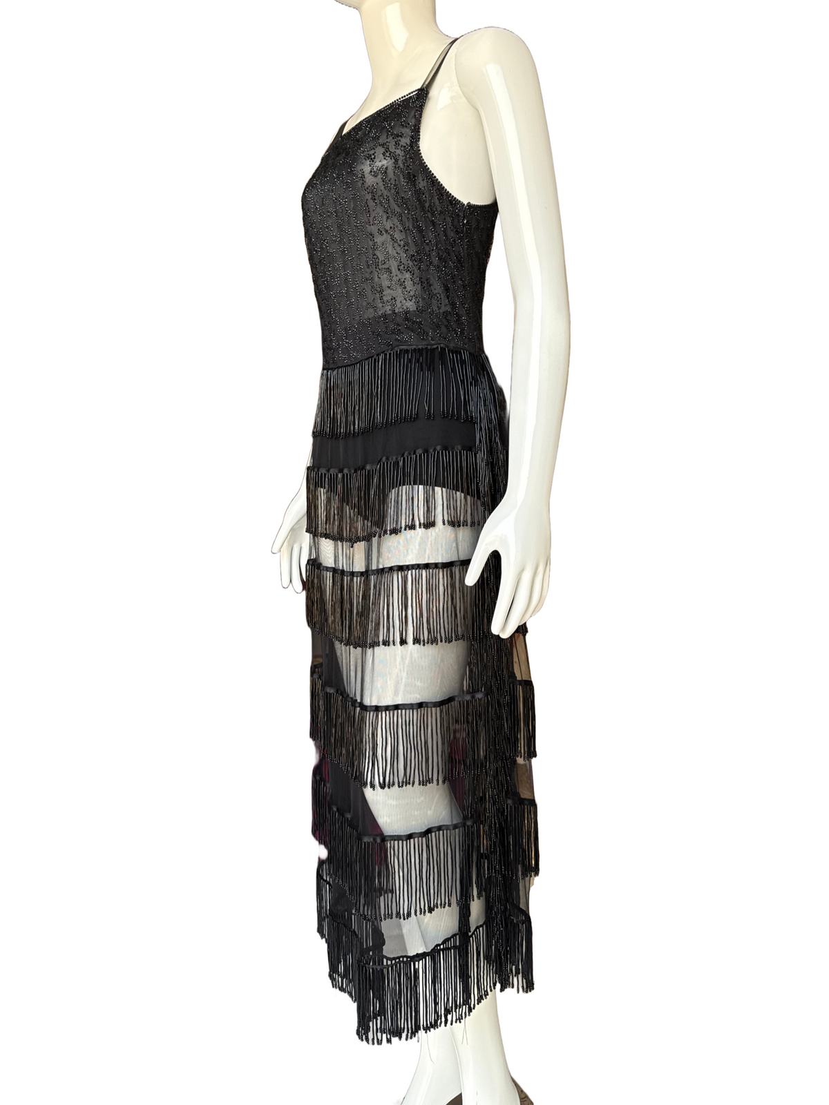 Giorgio Armani crystal embroidered dress - size 40