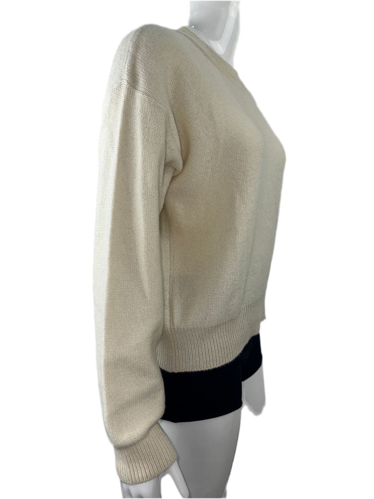 Dior white sweater with "J'adior 8" on the back - size 36