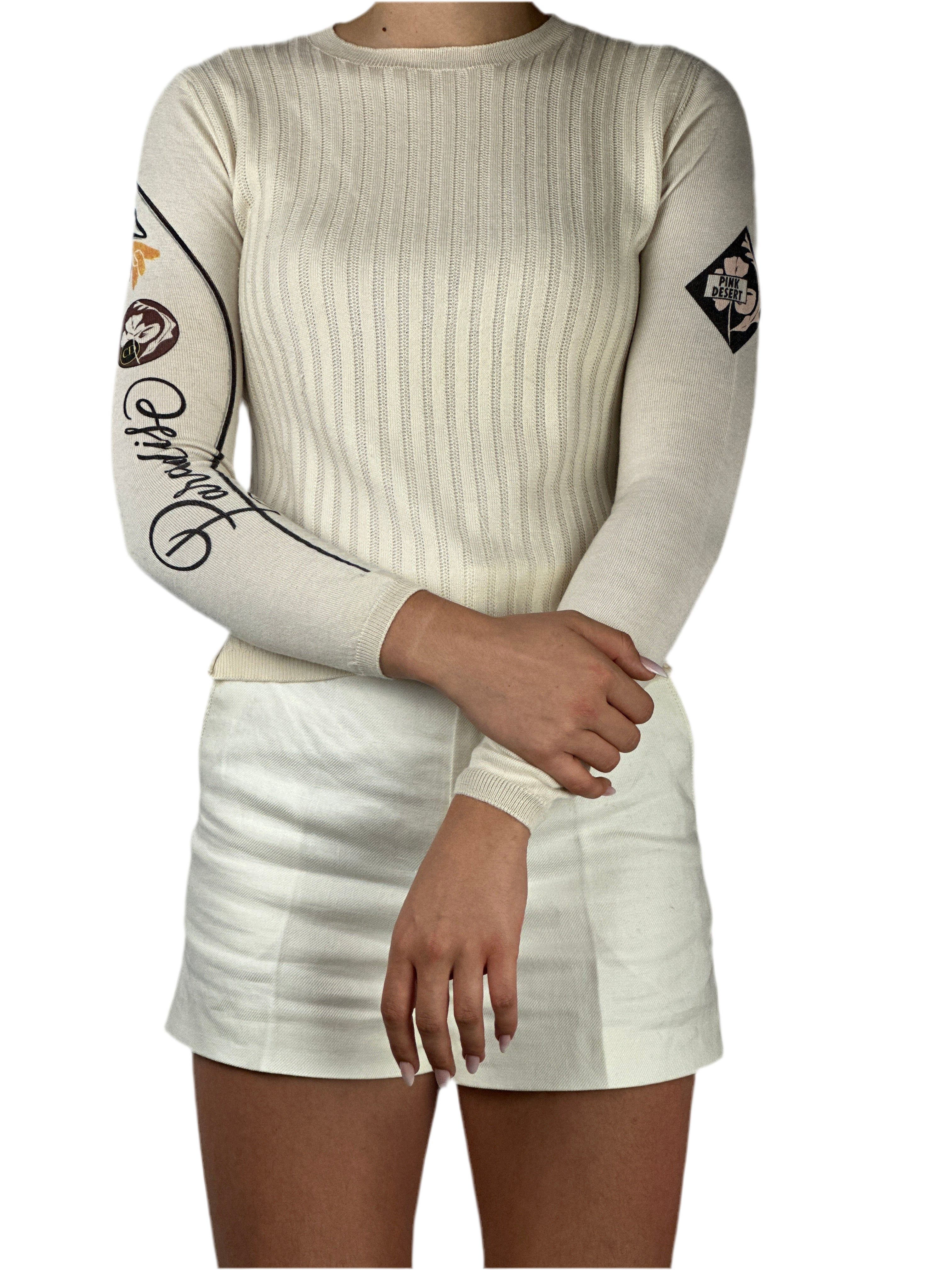 Dior tight beige sweater - size 36