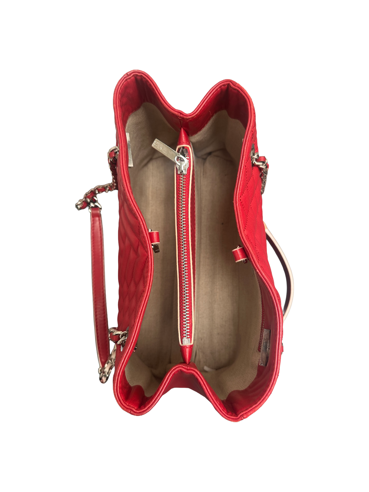 Carolina Herrera red shoulder bag
