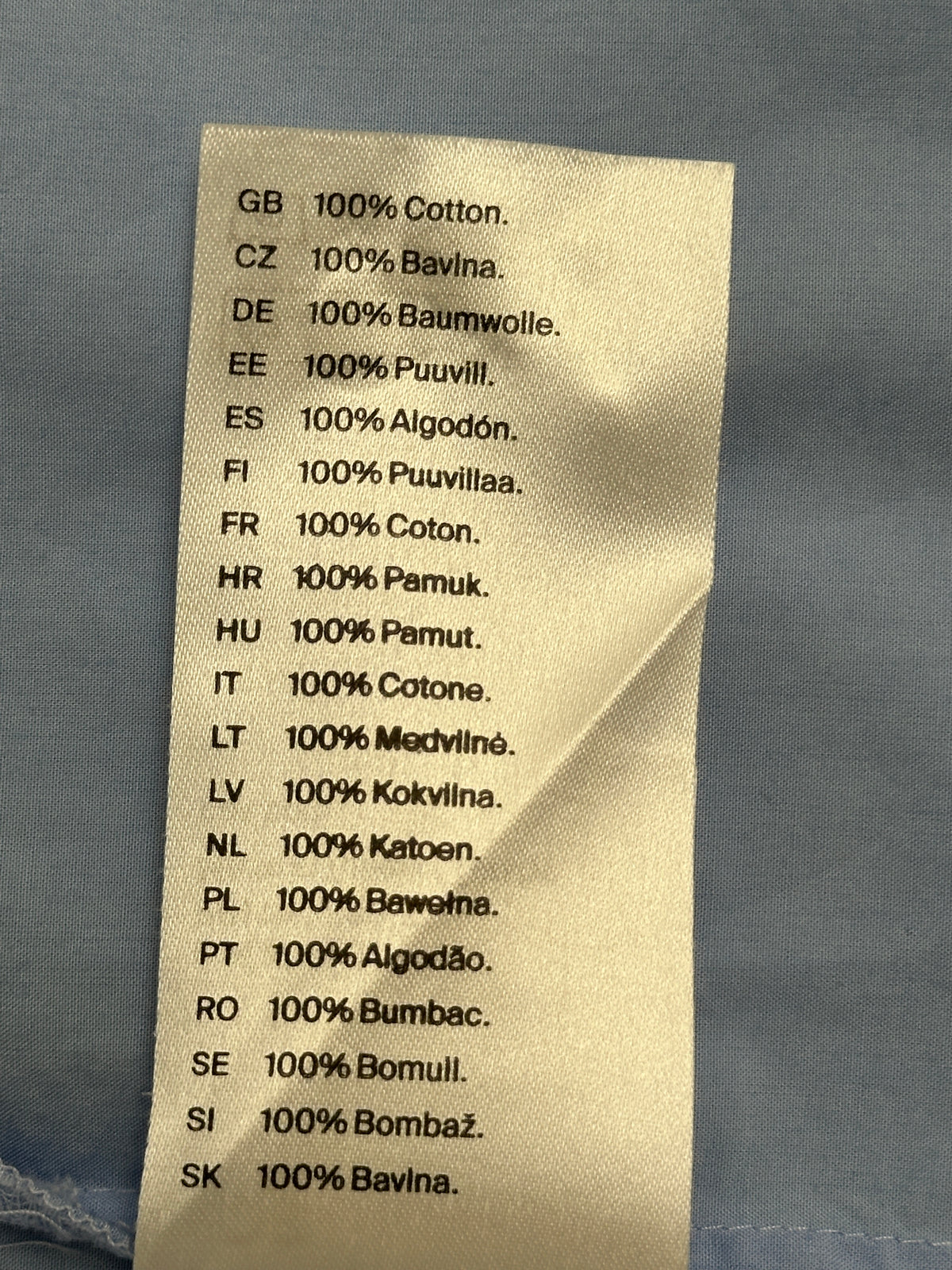 COS blue shirt - size 38