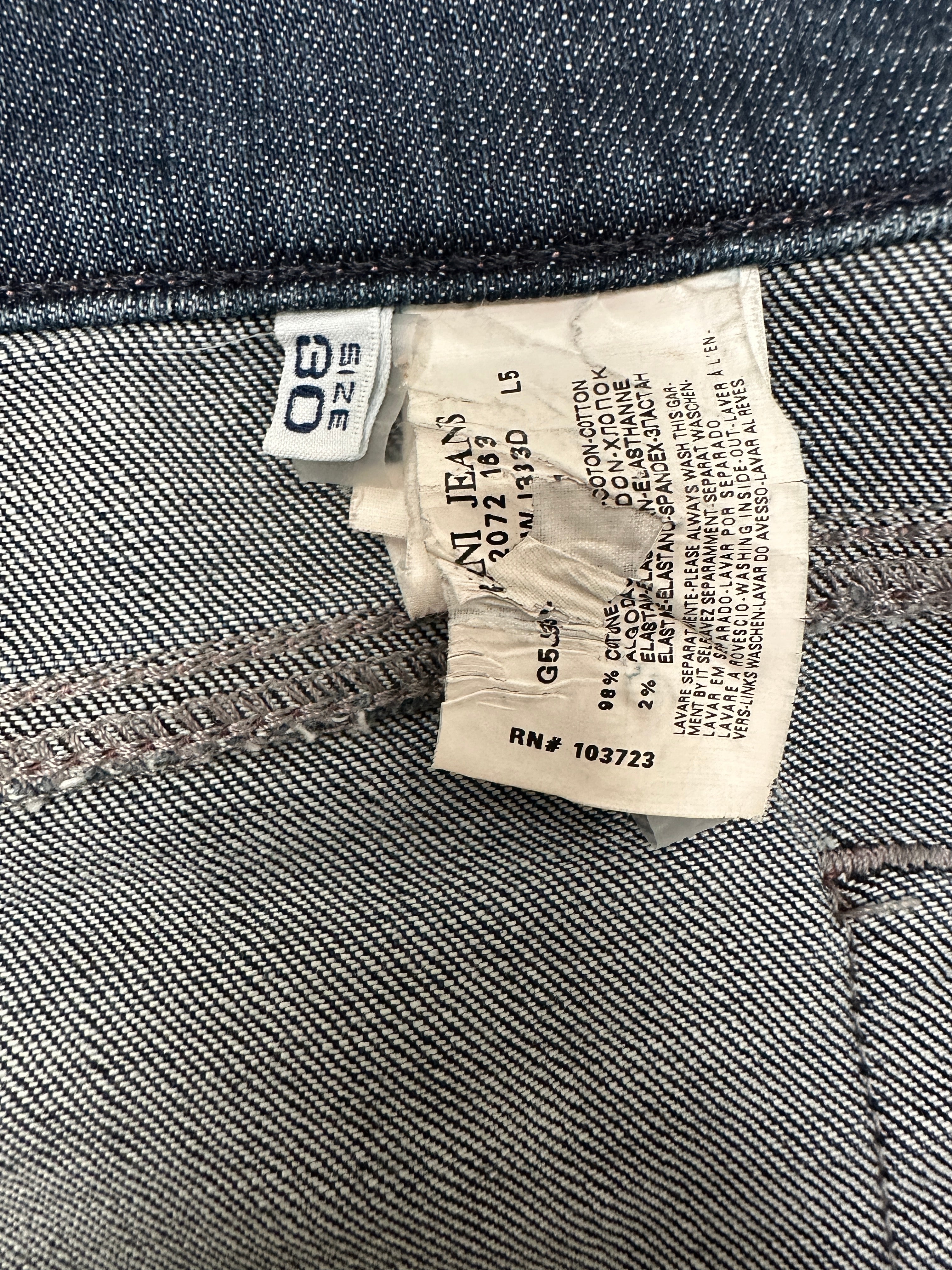 Armani Jeans pants with silver logo - size 30