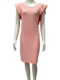 Sinequanone pink dress with ruflles - size 36