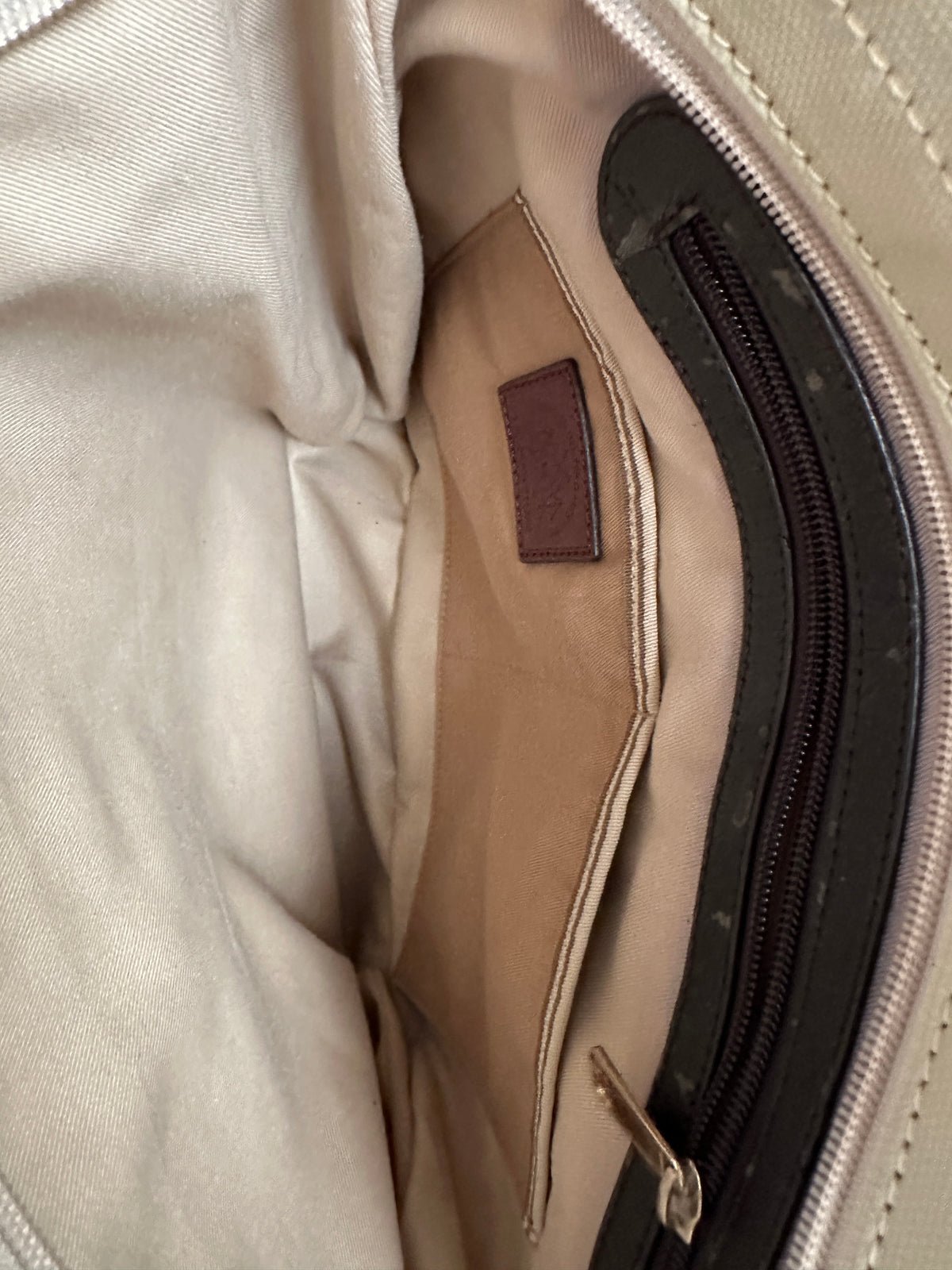 La Martina cream tote bag