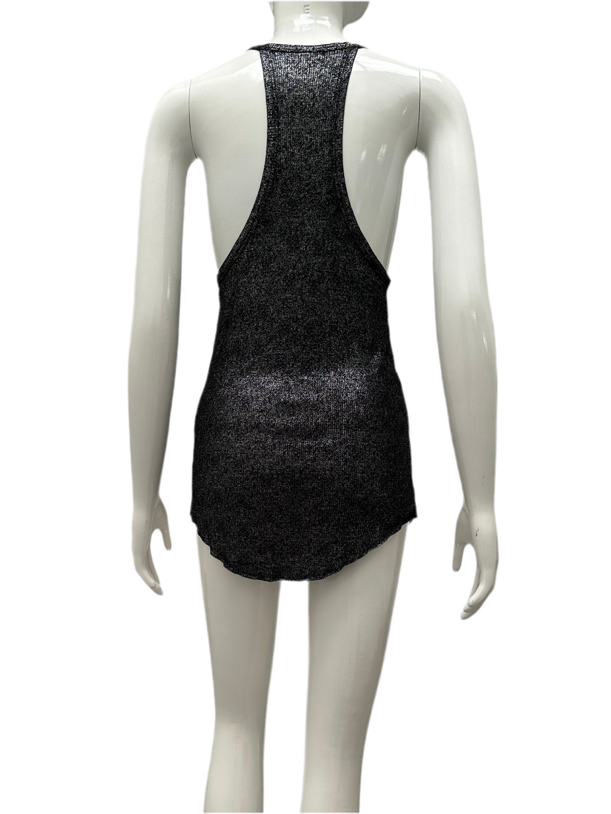 Zadig & Voltaire black shinny tank top - size 38