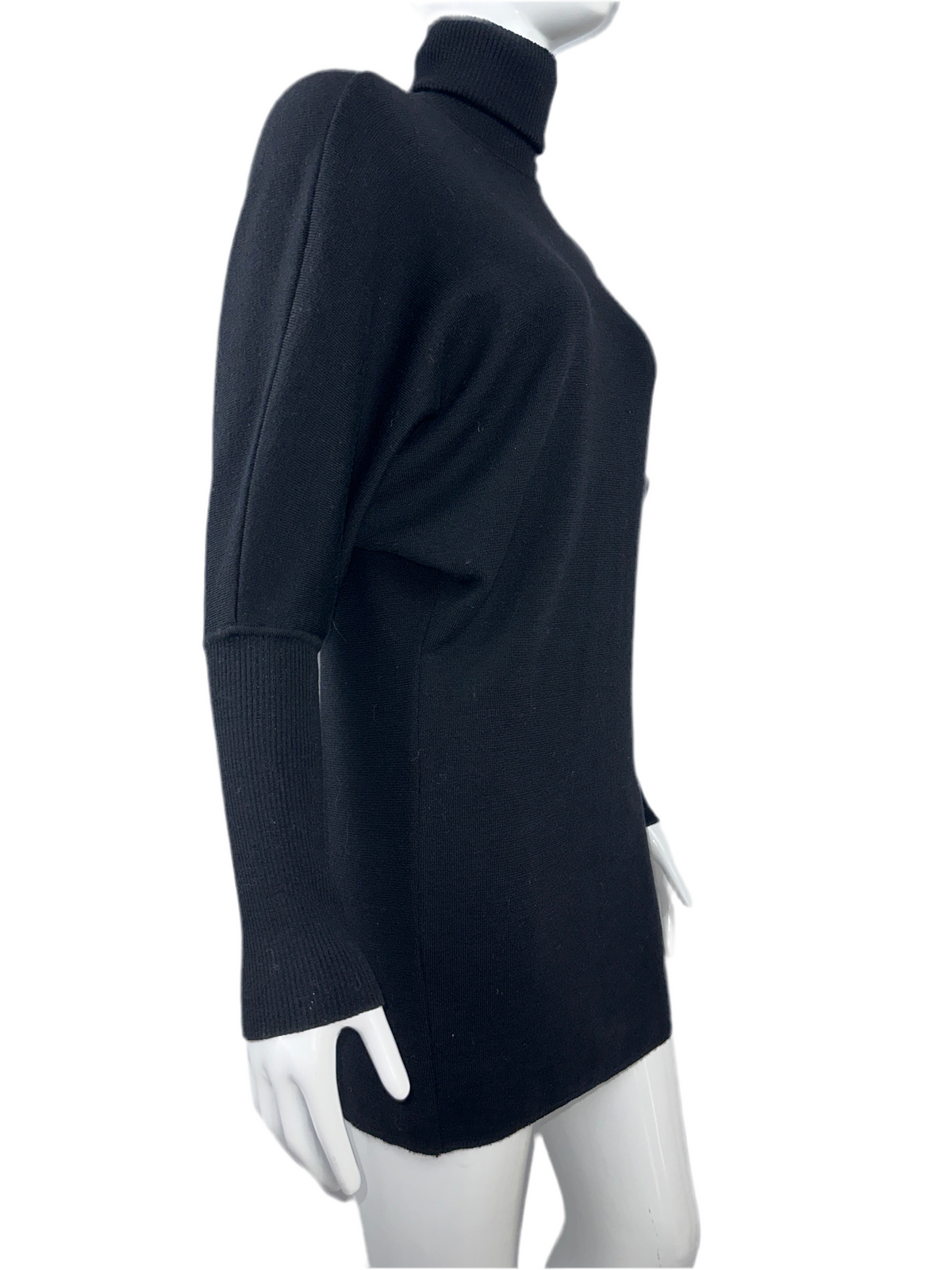 Max Mara turtleneck sweater dress with batwing sleeves - size 36