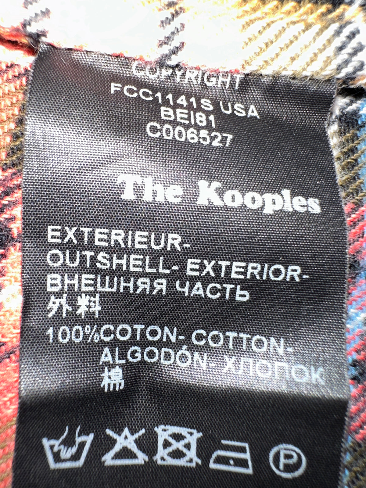 The Kooples lumberjack shirt - size 36