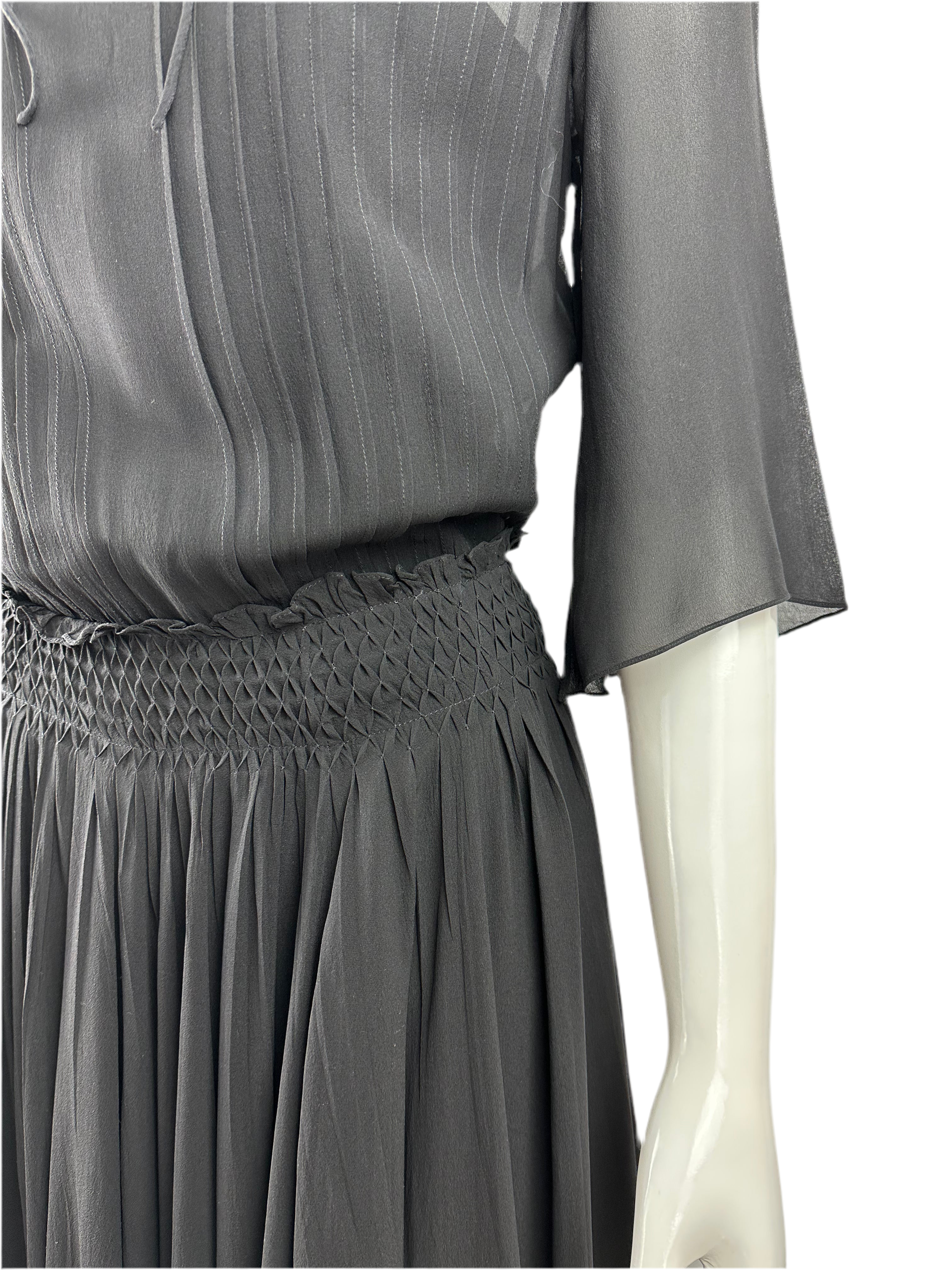 Dior long dress 100% silk  - size 34 FR